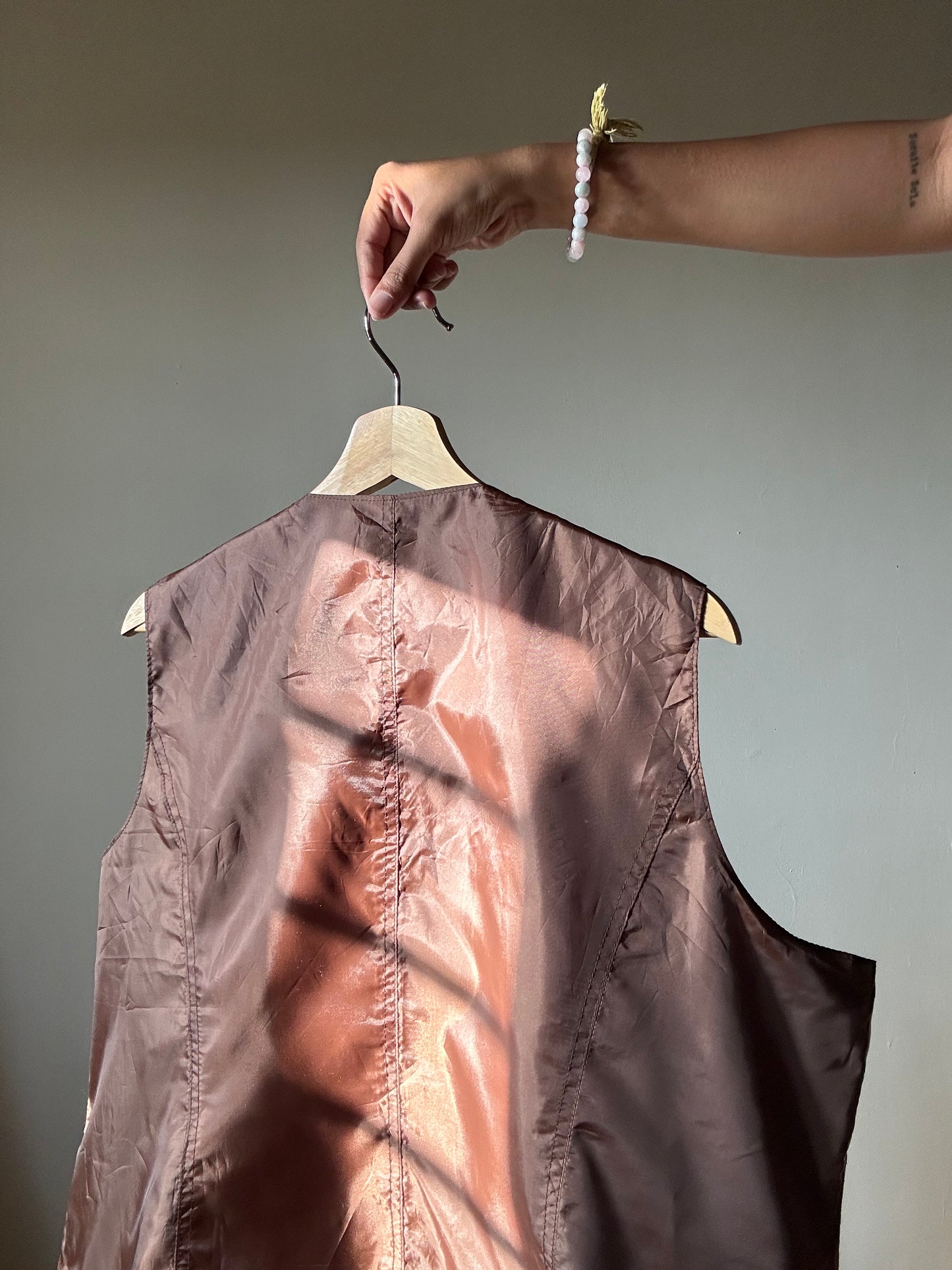 DG2 Vintage Leather Fringe Vest