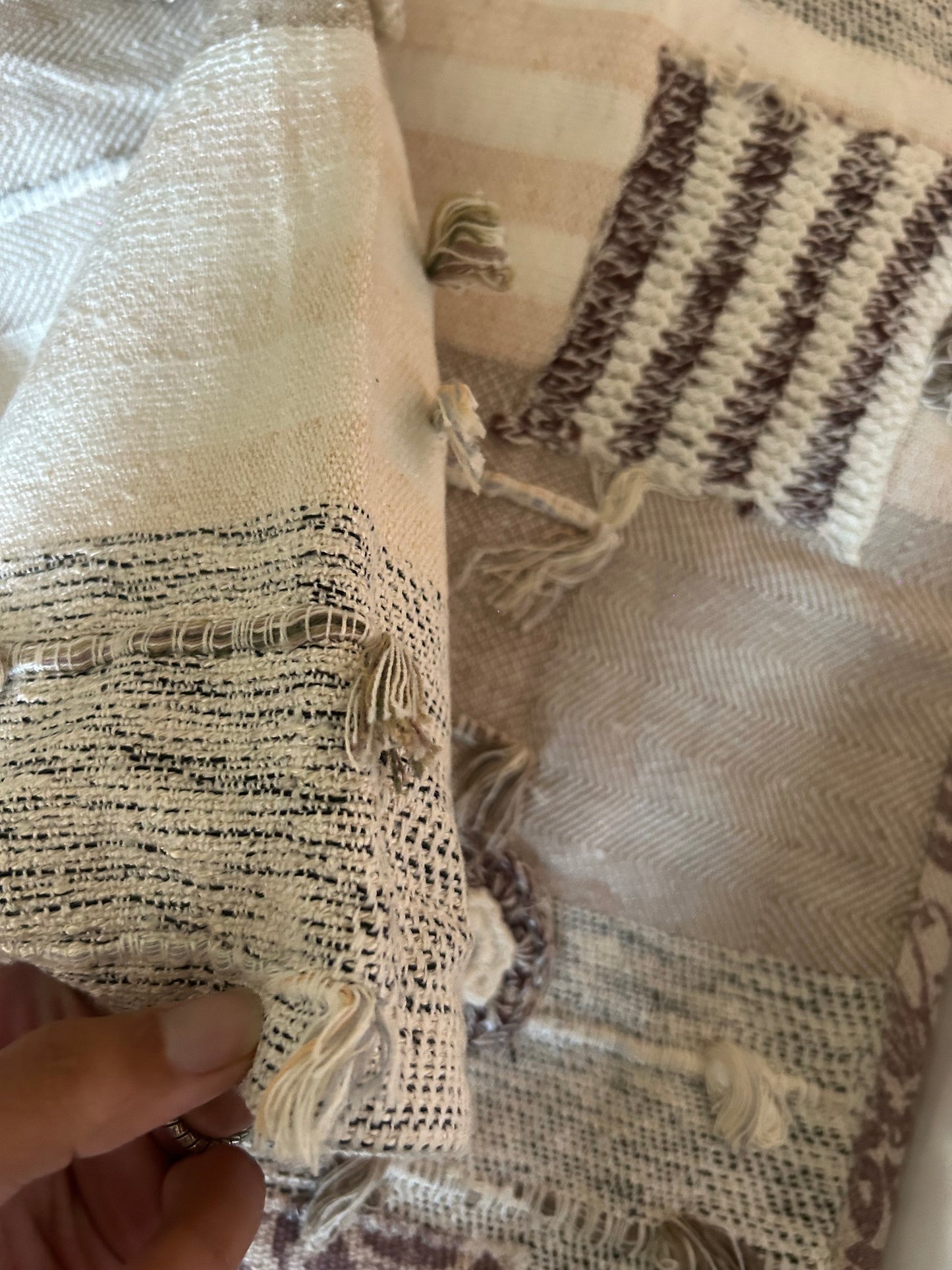Vintage 220 Hickoy All Weaved and Embroidered Shaket