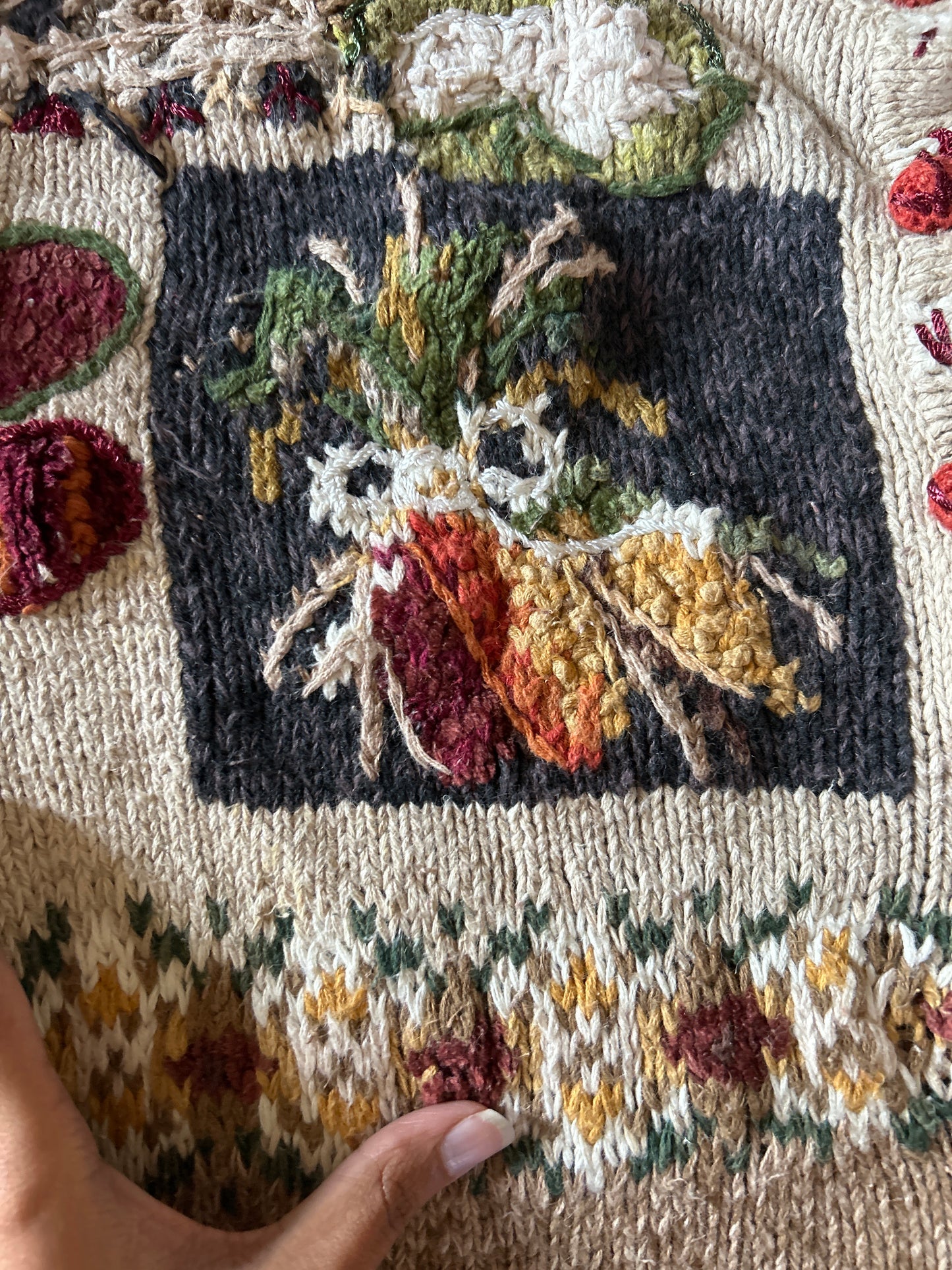 Heirloom Collectibles Vintage Embroidered Cardigan