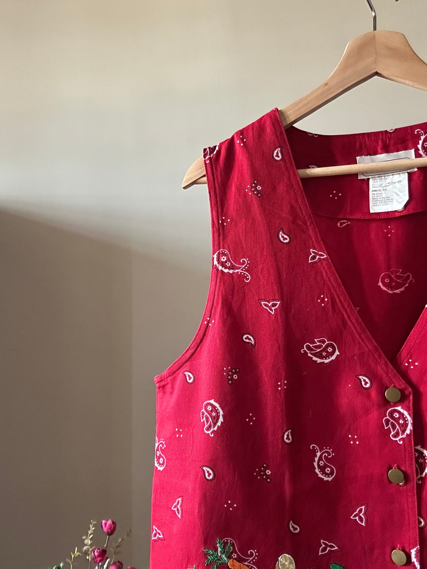 Mandal Bay Vintage Embroidered Vest