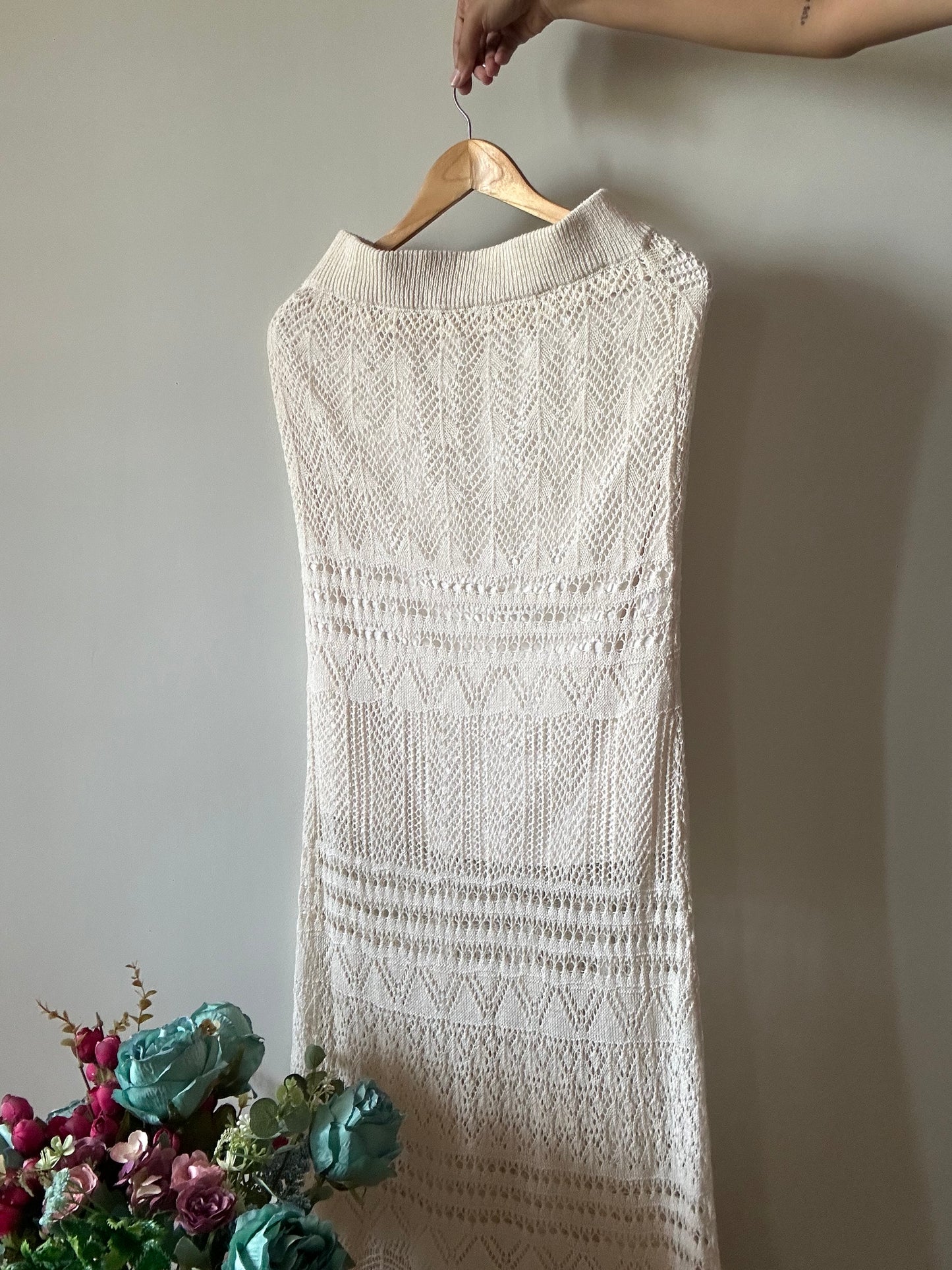 Crochet Vintage Long Skirt