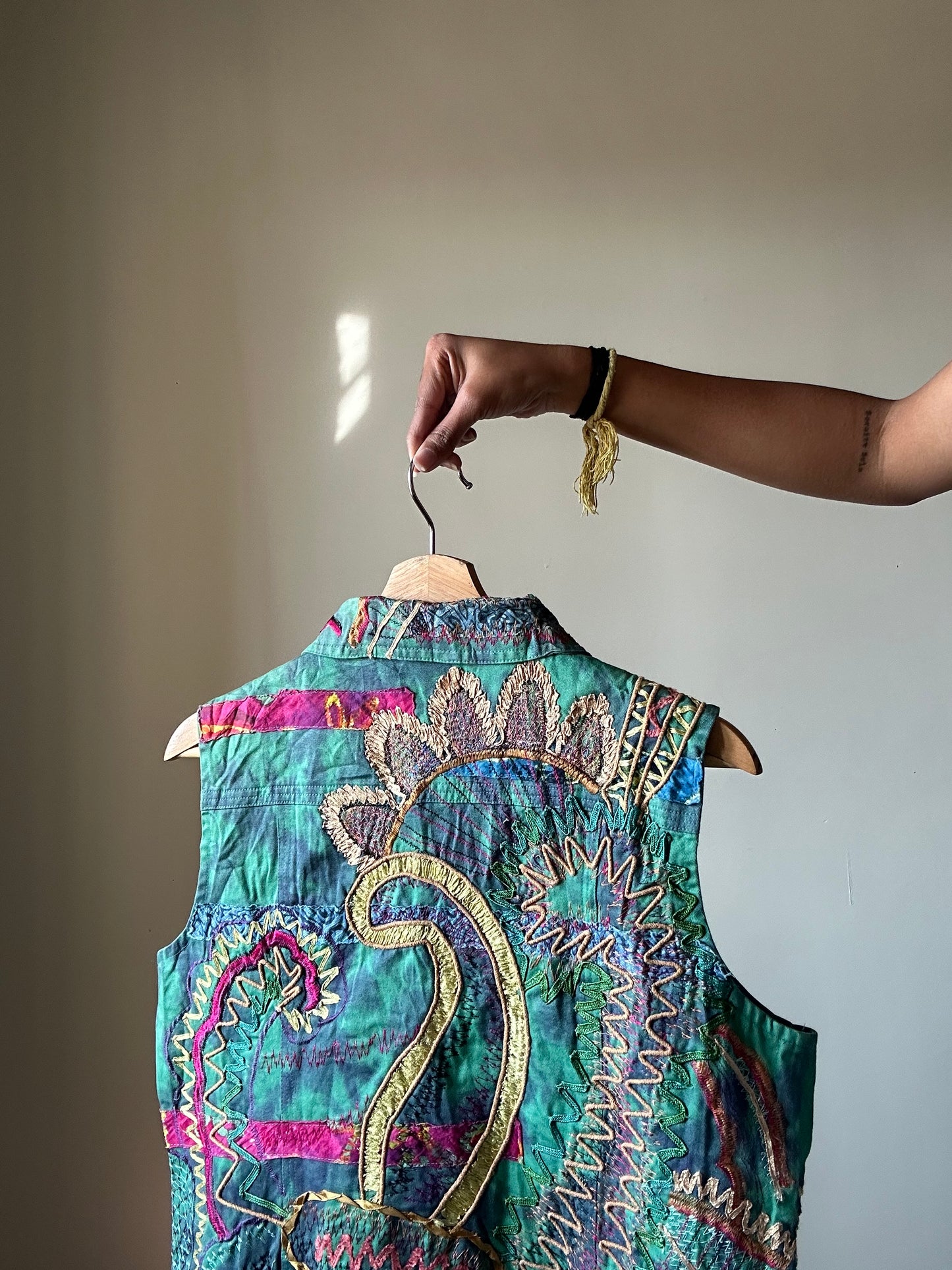 Chico’s All Embroidered Vest