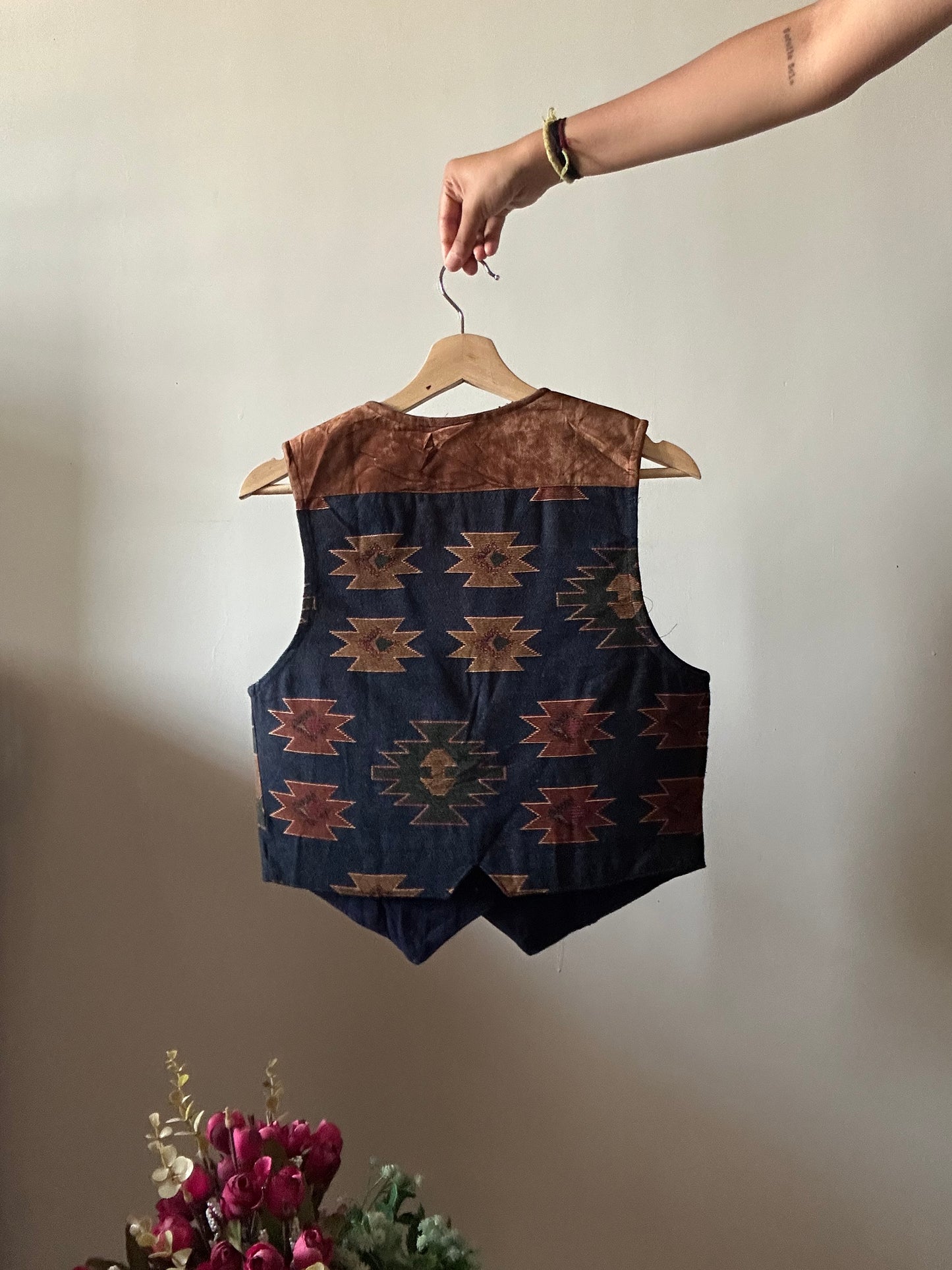 Roughrider Vintage All Weaved Fabric Vest