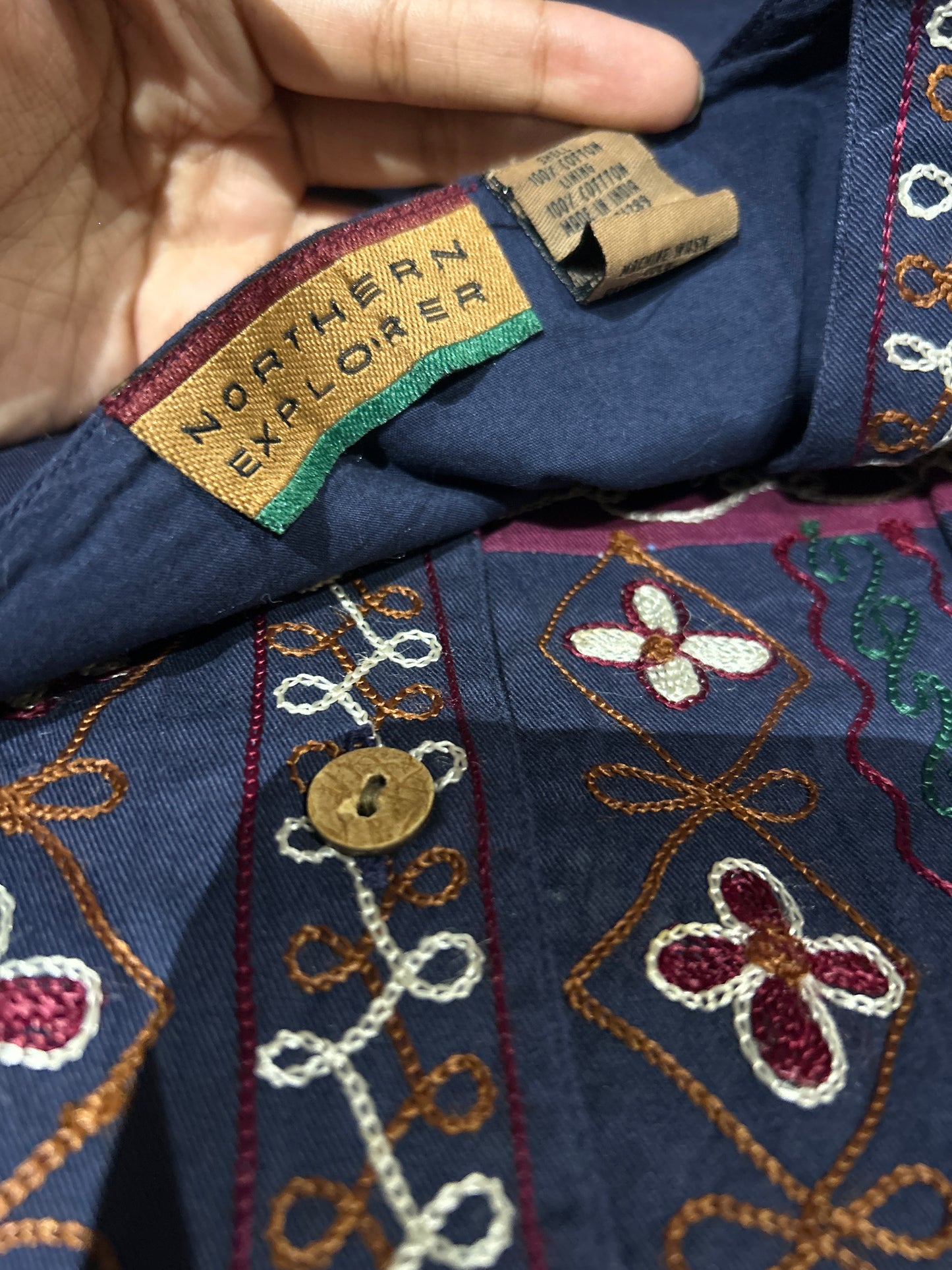 Vintage Northern Explorer All Embroidered Vest