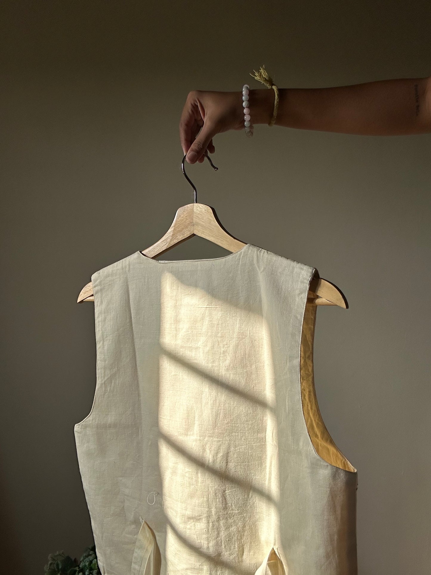 New Directions Vintage All Embroidered Sweet Home Vest