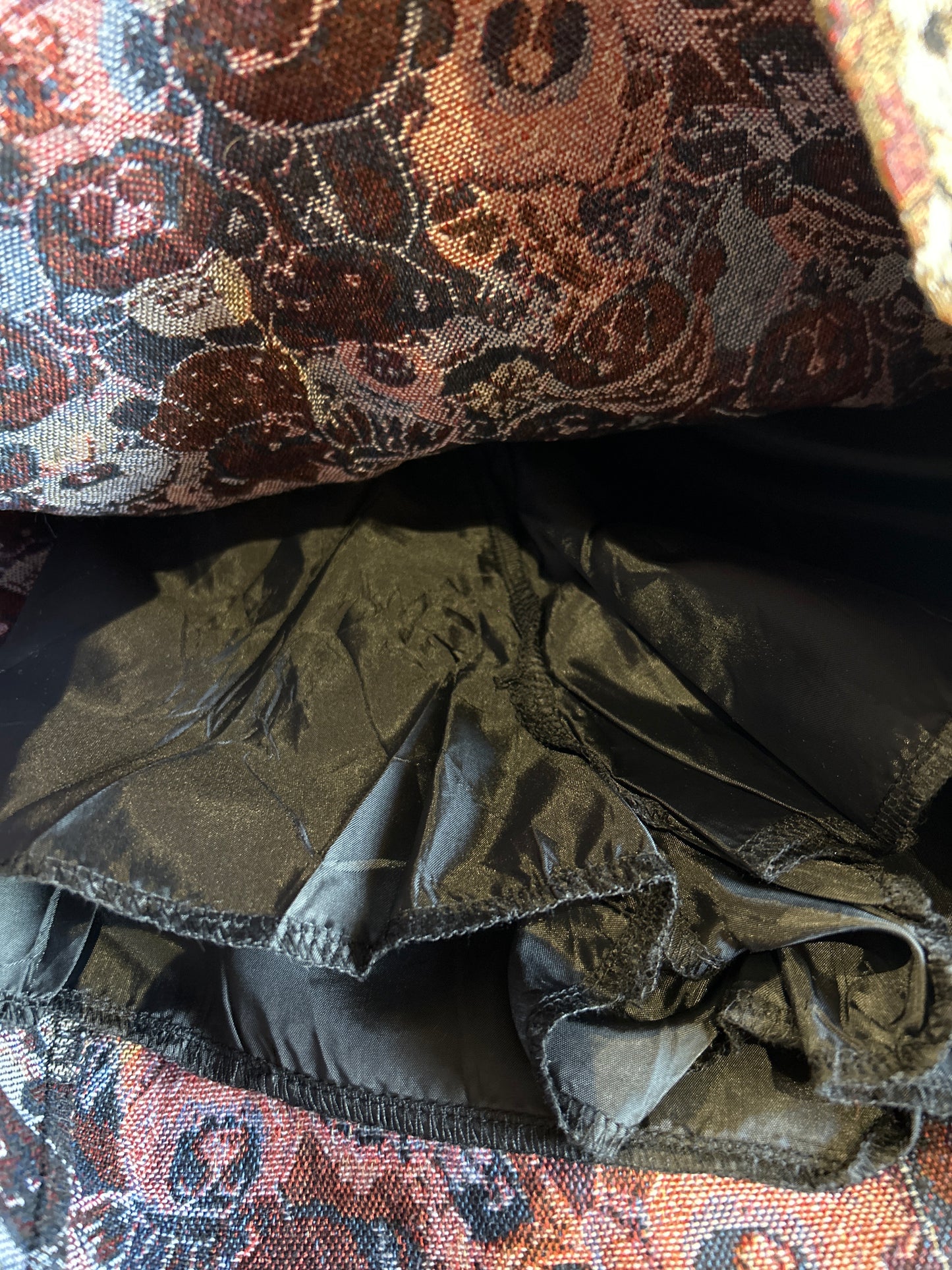 Vintage Teddy Weaved Fabric Skort