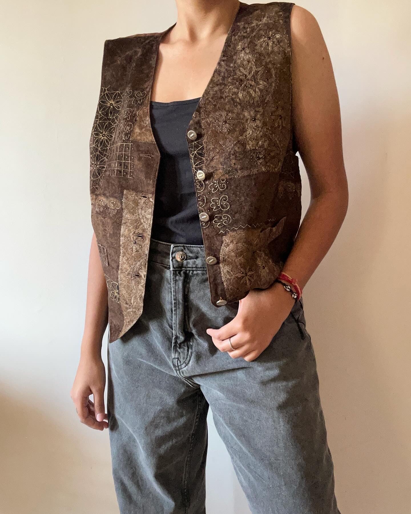 Vintage Orsay Velvety Vest