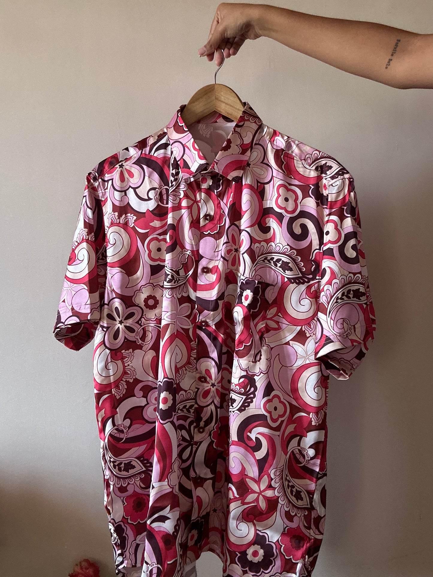 90s Painter’s Satin Shirt