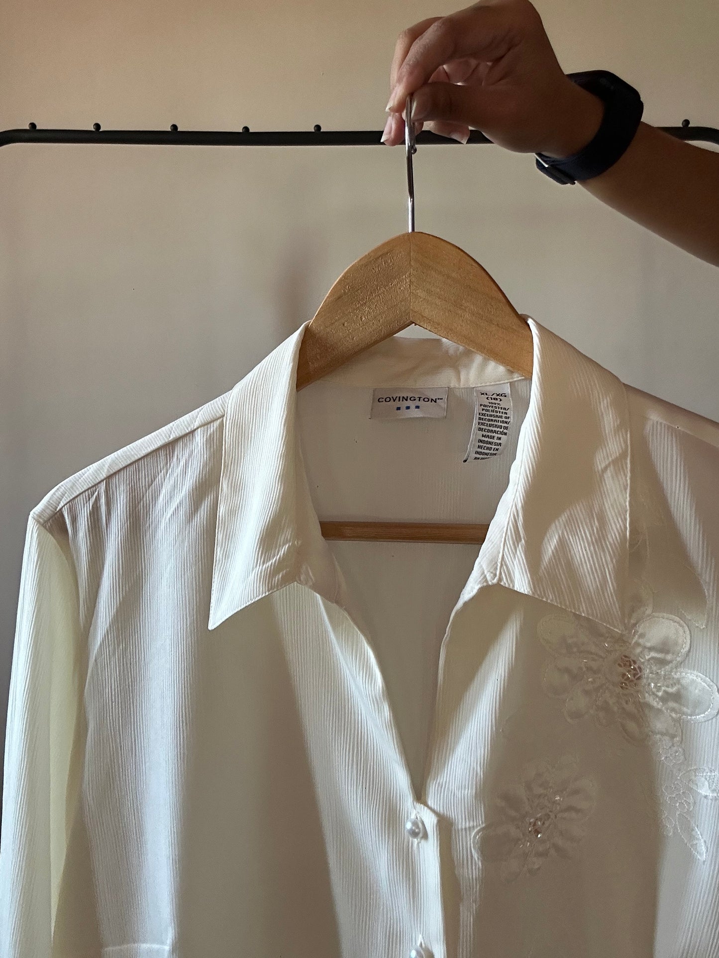 Covington Vintage Front Embroidery Shirt