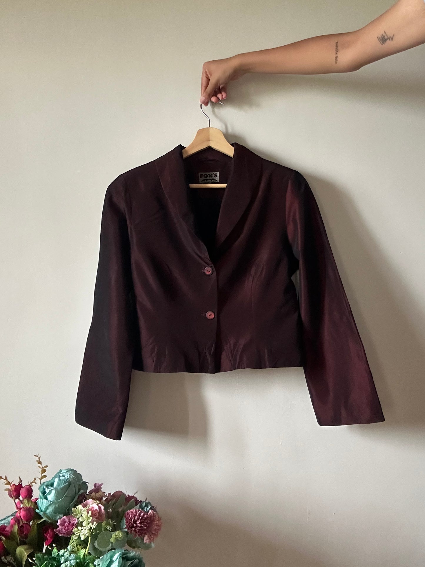 Fox’s Vintage Cropped Blazer