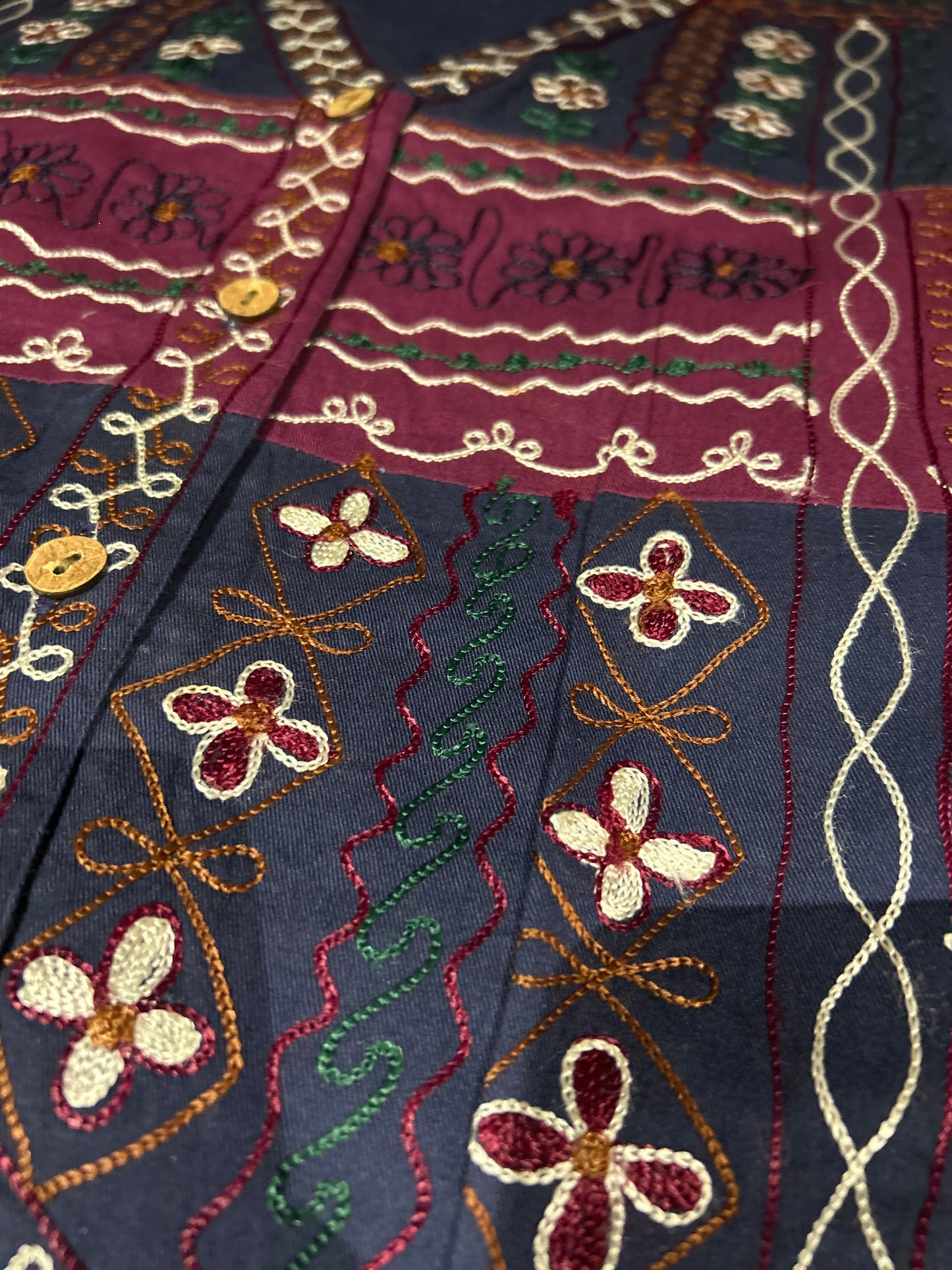 Vintage Northern Explorer All Embroidered Vest