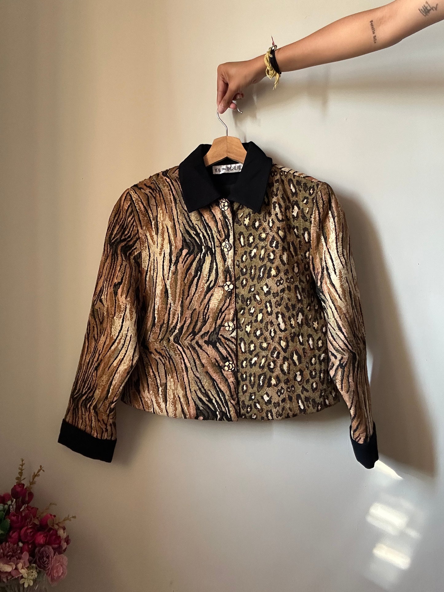 Tunique Vintage Animal Weaved Shaket