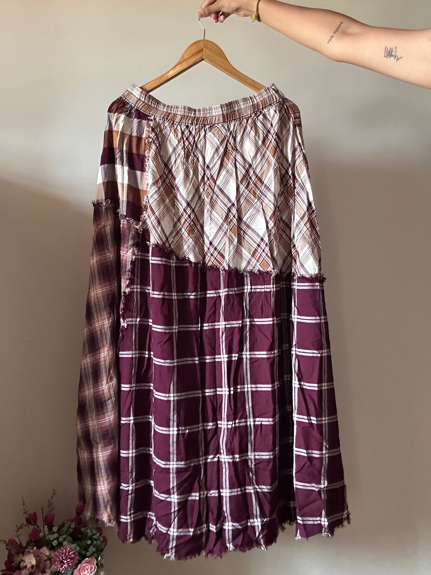 Vintage CATO Patchwork Skirt