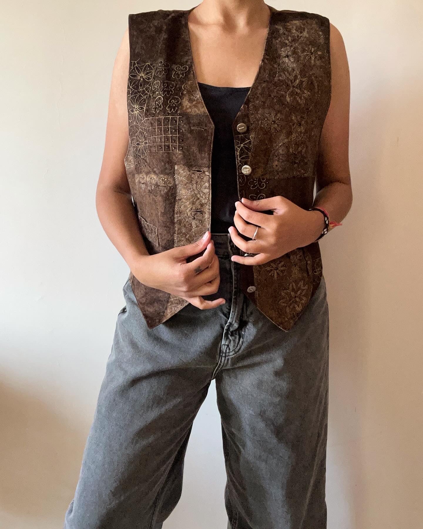 Vintage Orsay Velvety Vest