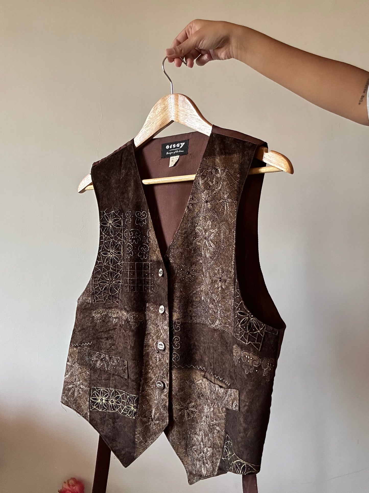 Vintage Orsay Velvety Vest