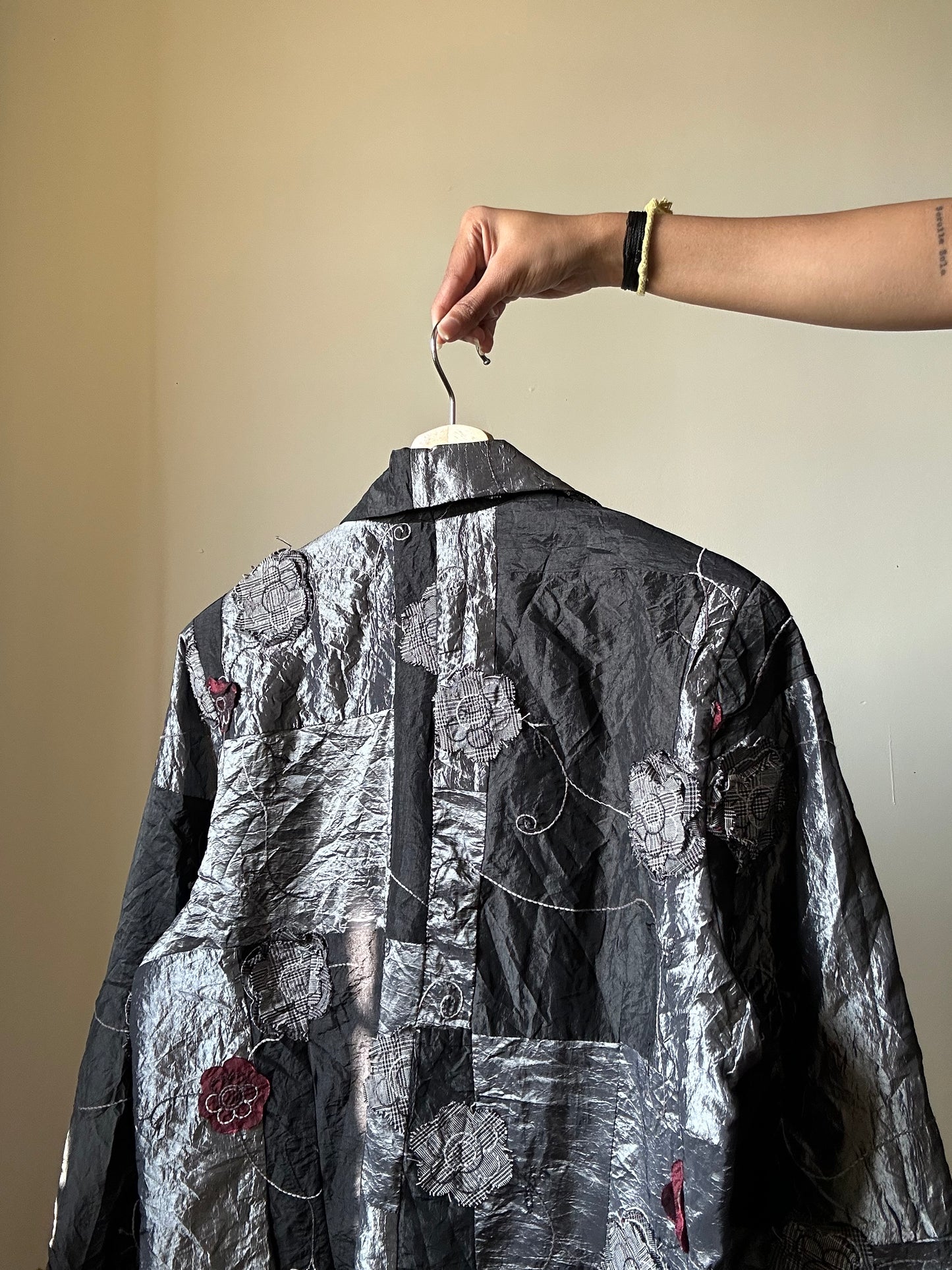 Mel-Dee Vintage Patchwork and Floral Detail Shaket