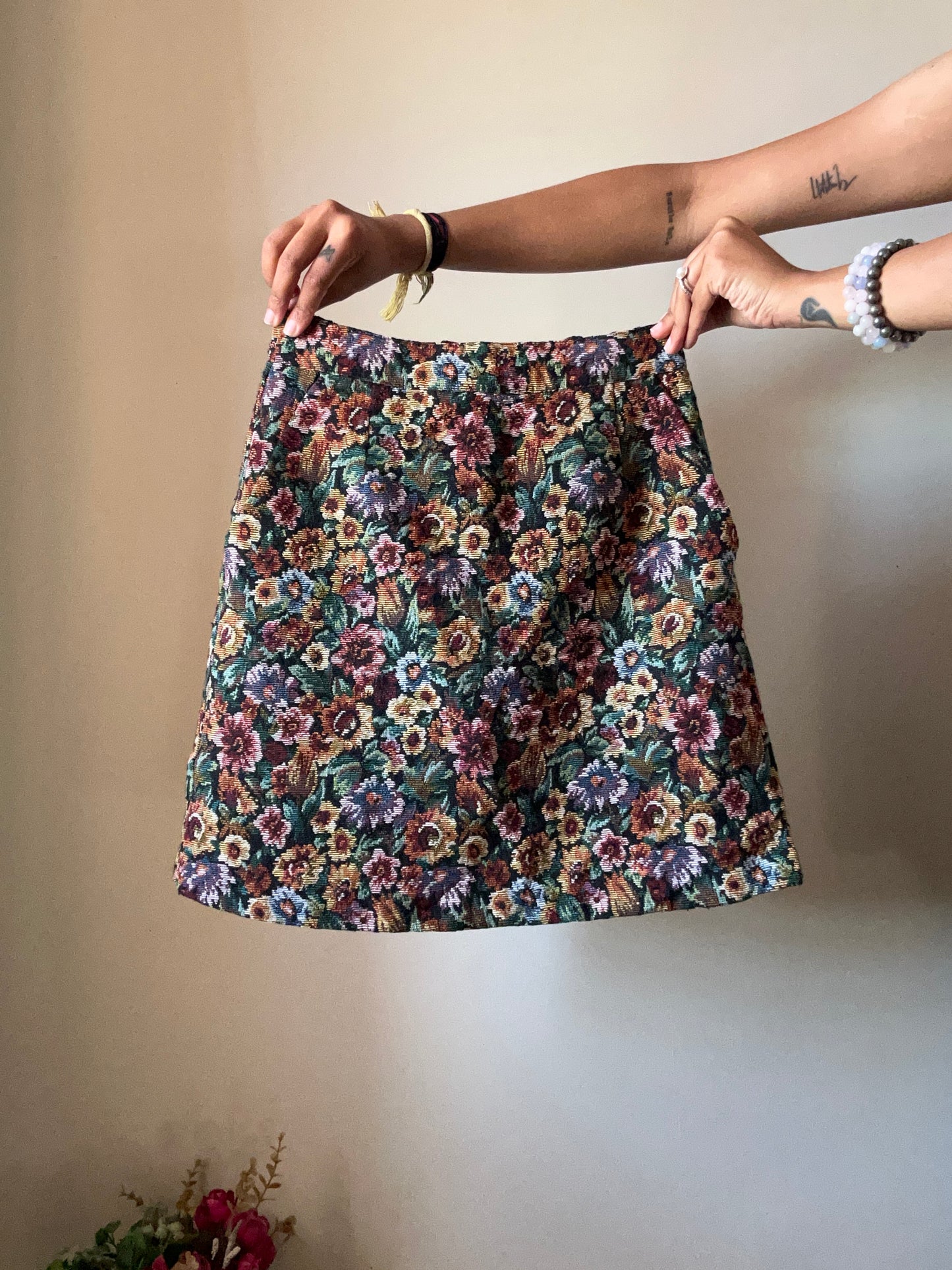 Vintage Floral Skirt