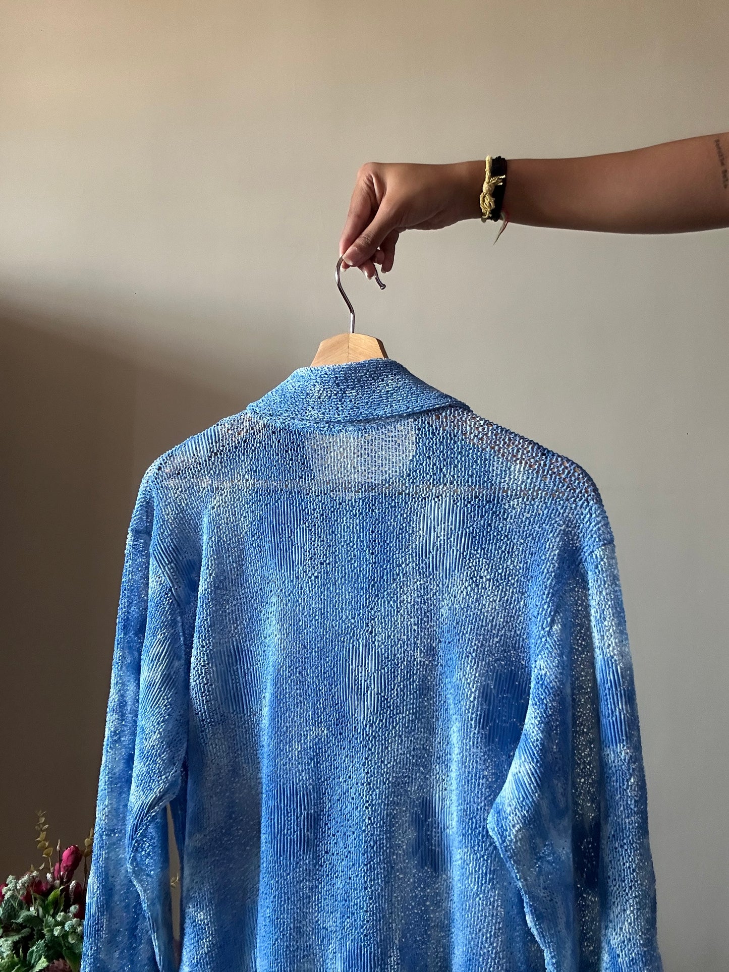 Vintage Blue Lagoon Floral Mess Shirt