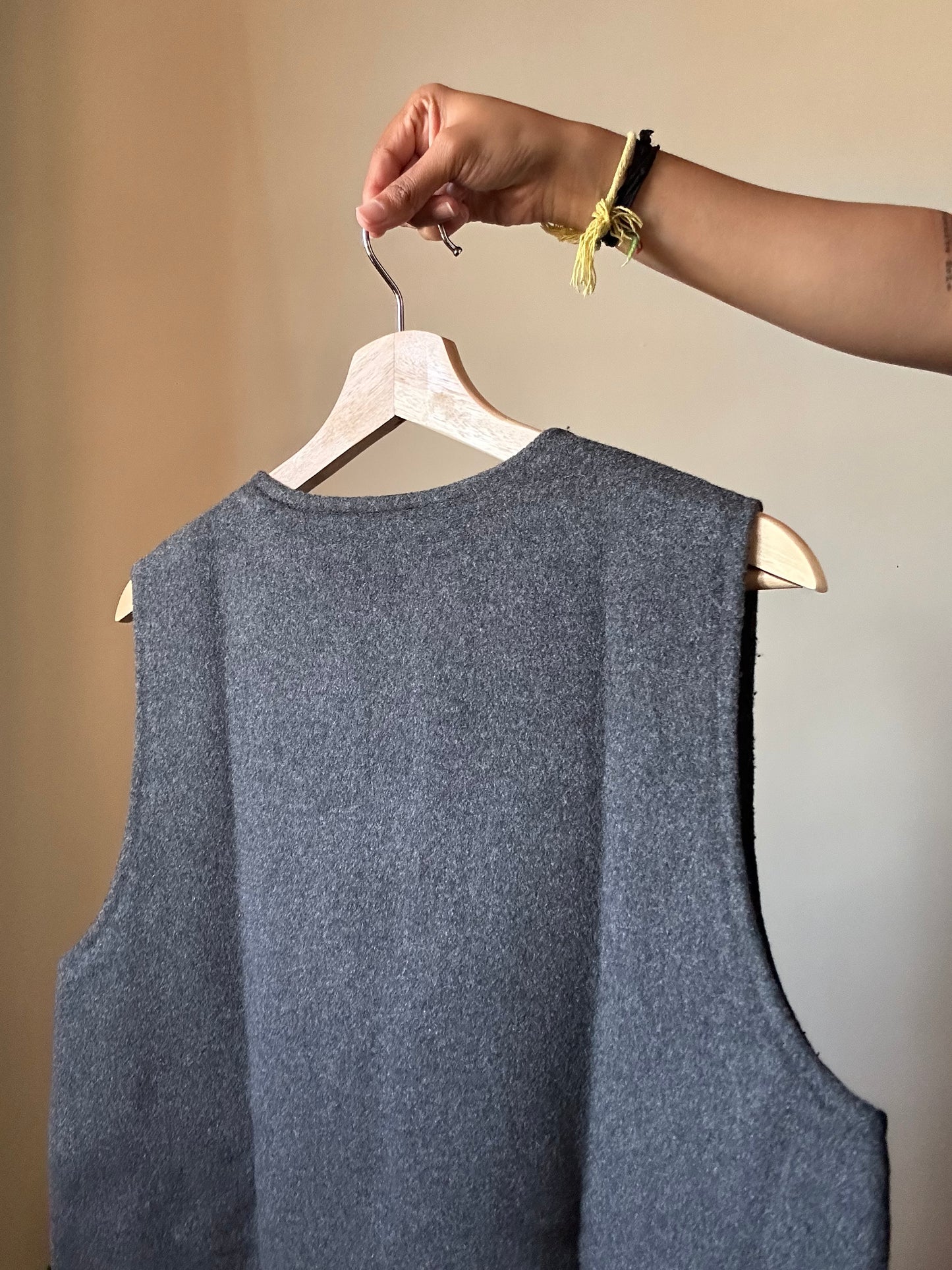 Clinzy Vintage Long Half Blazer ( Handmade )