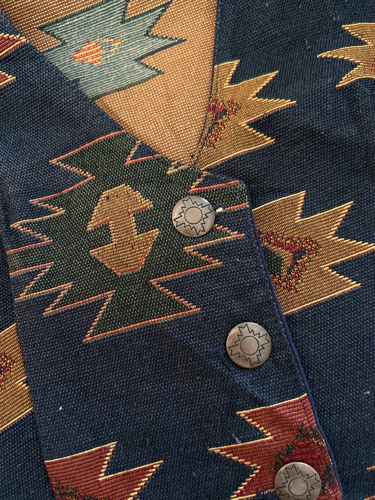 Roughrider Vintage All Weaved Fabric Vest