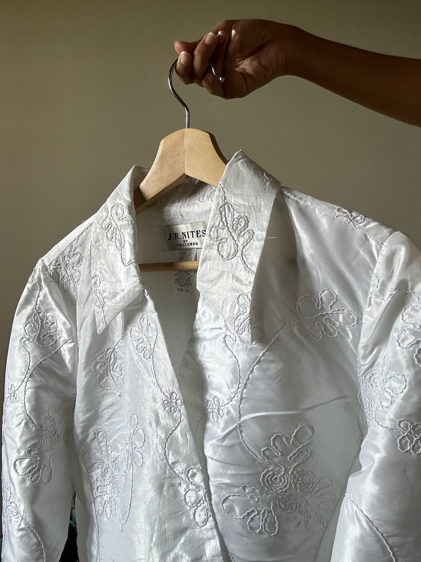 J.R. Nites By Caliendo Vintage Wrap Shirt