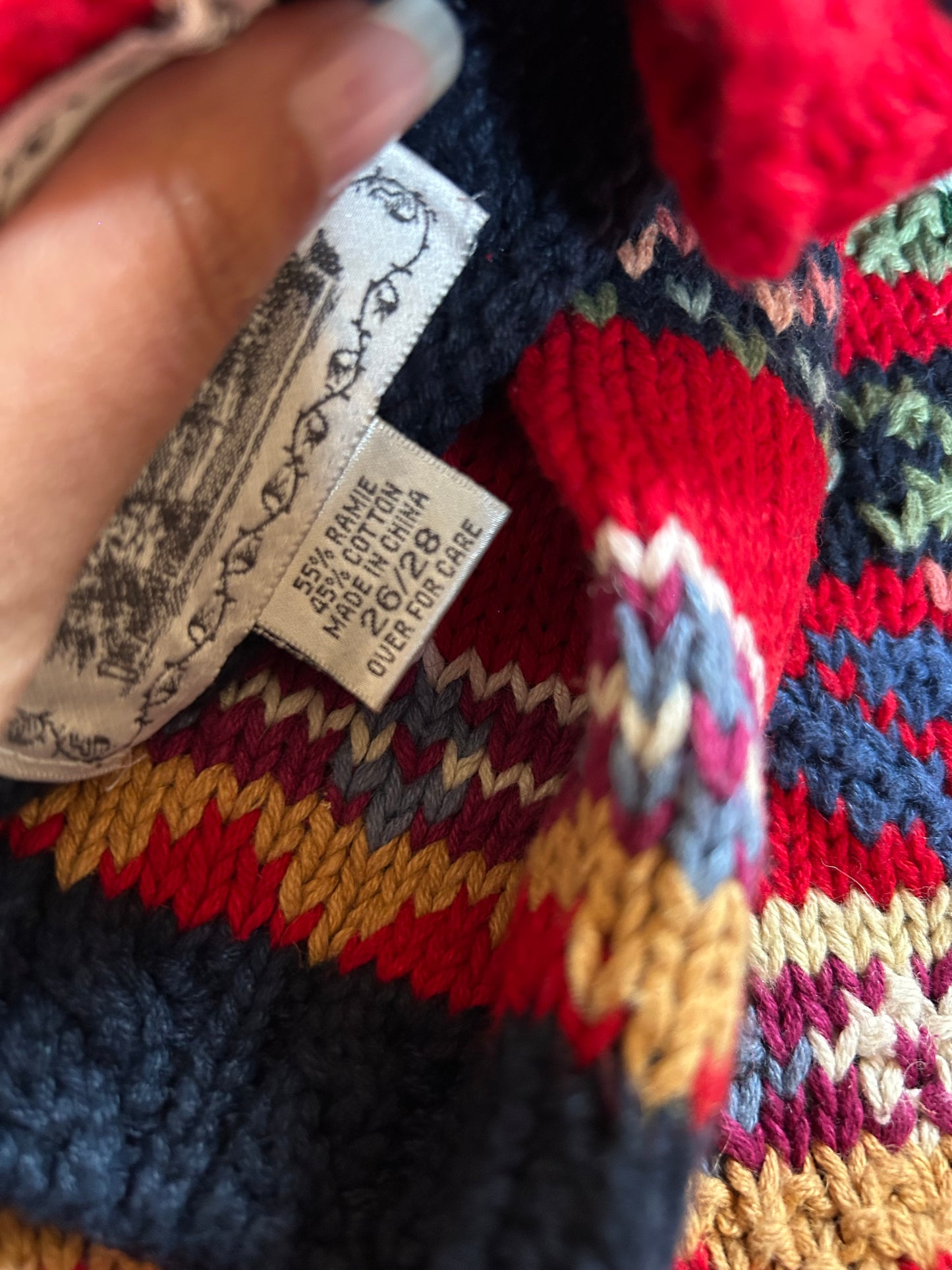 Jacque & Koko Together Vintage Hand Embroidered Pullover