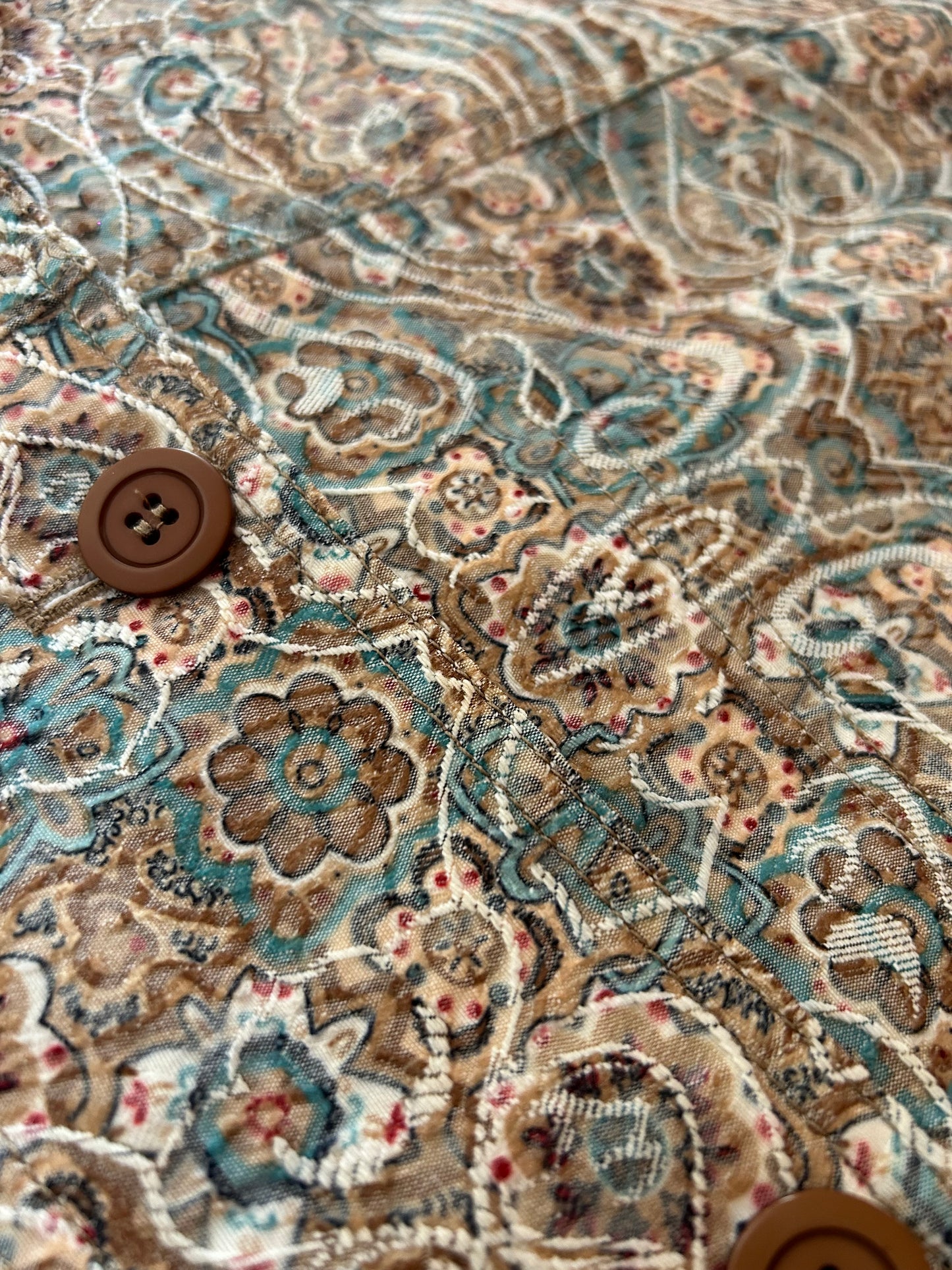Baxter & Wells Vintage Embroidered Shaket