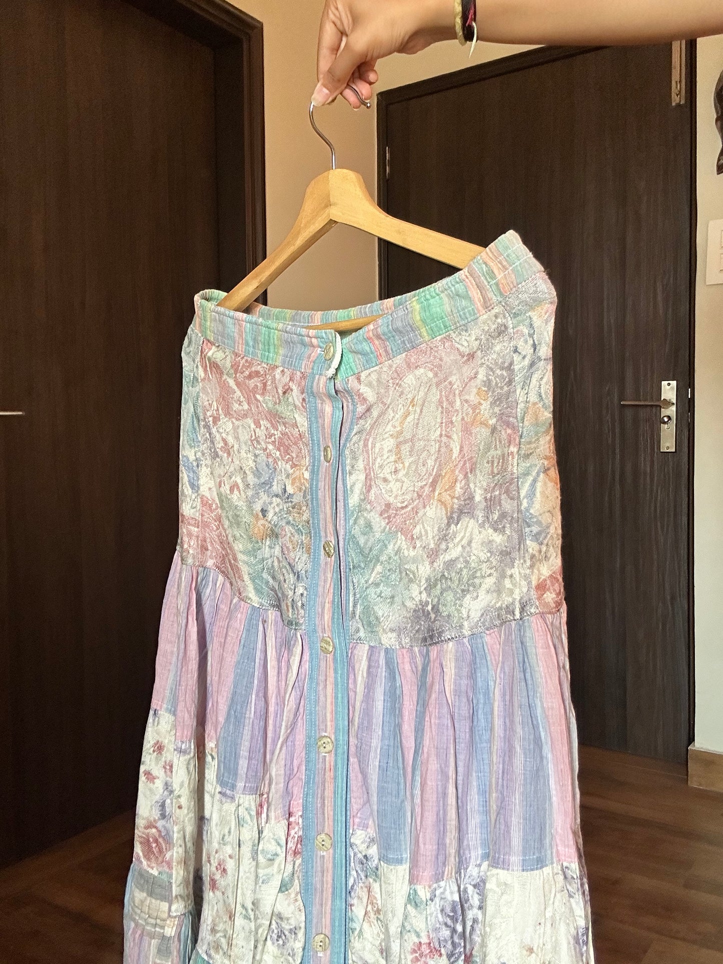 Marsha Sports Vintage Jacquard Skirt