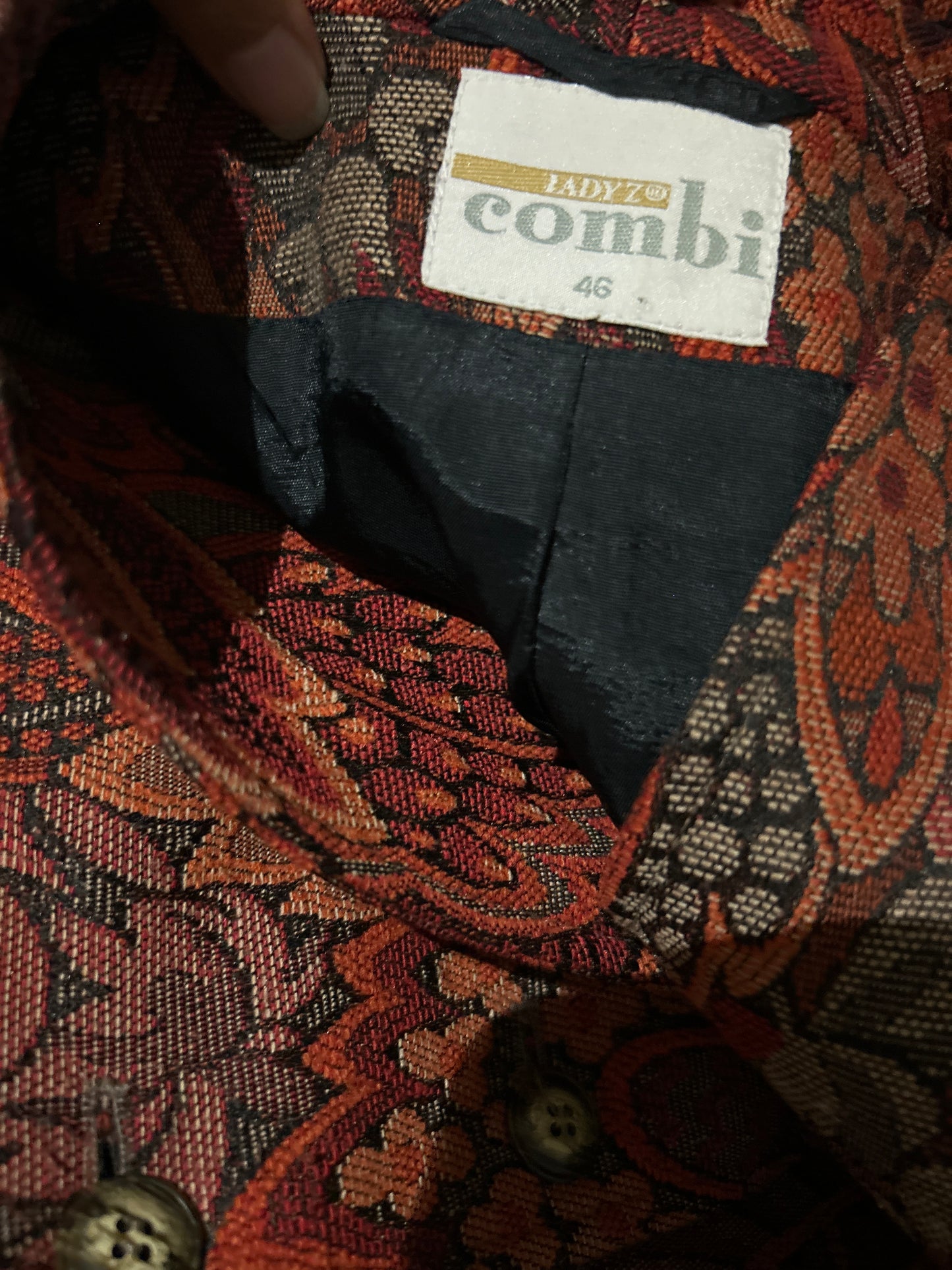 Lady Combi Vintage Jacquard Blazer