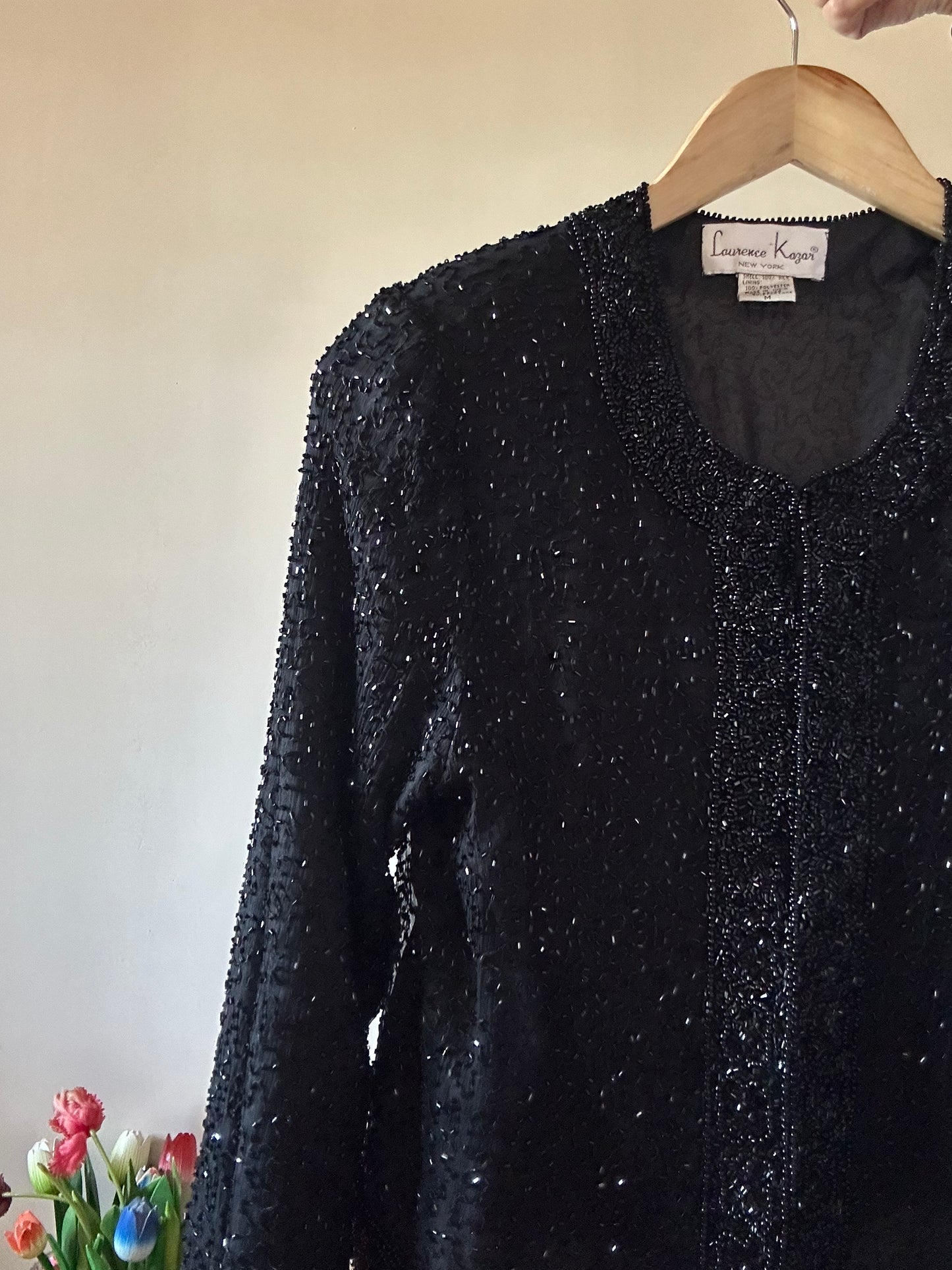 Vintage Laurence Kazar Fully Beaded Shaket