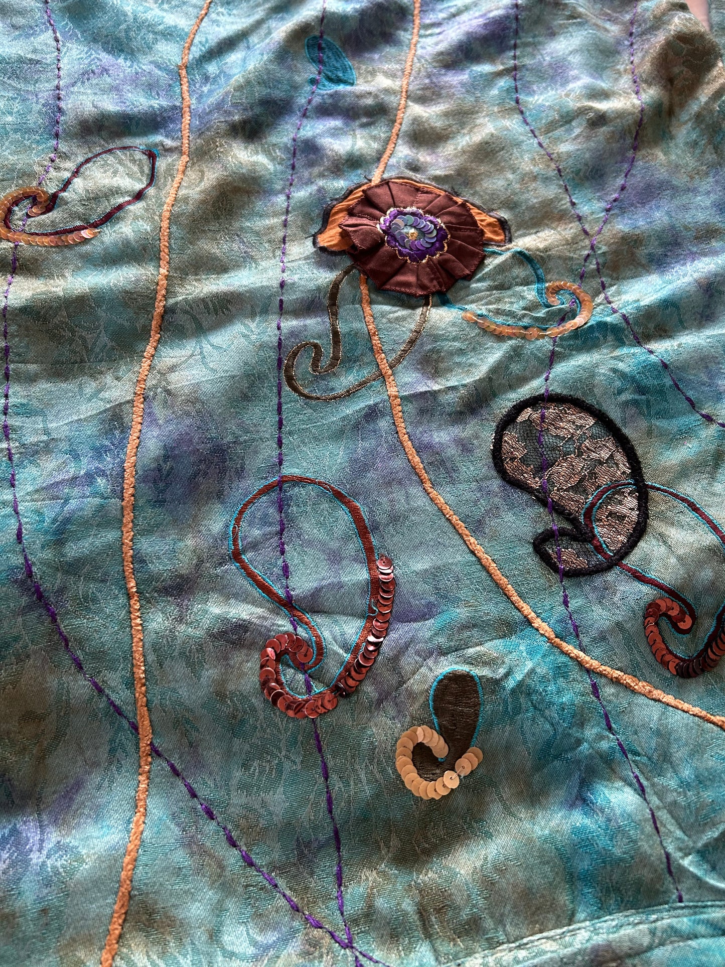 Alex Kim Vintage Beaded and Embroidered Shaket