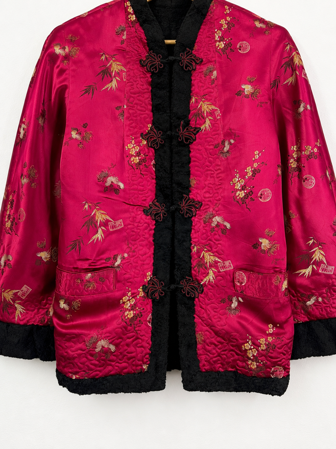 Vintage Fuchsia Tang Jacket