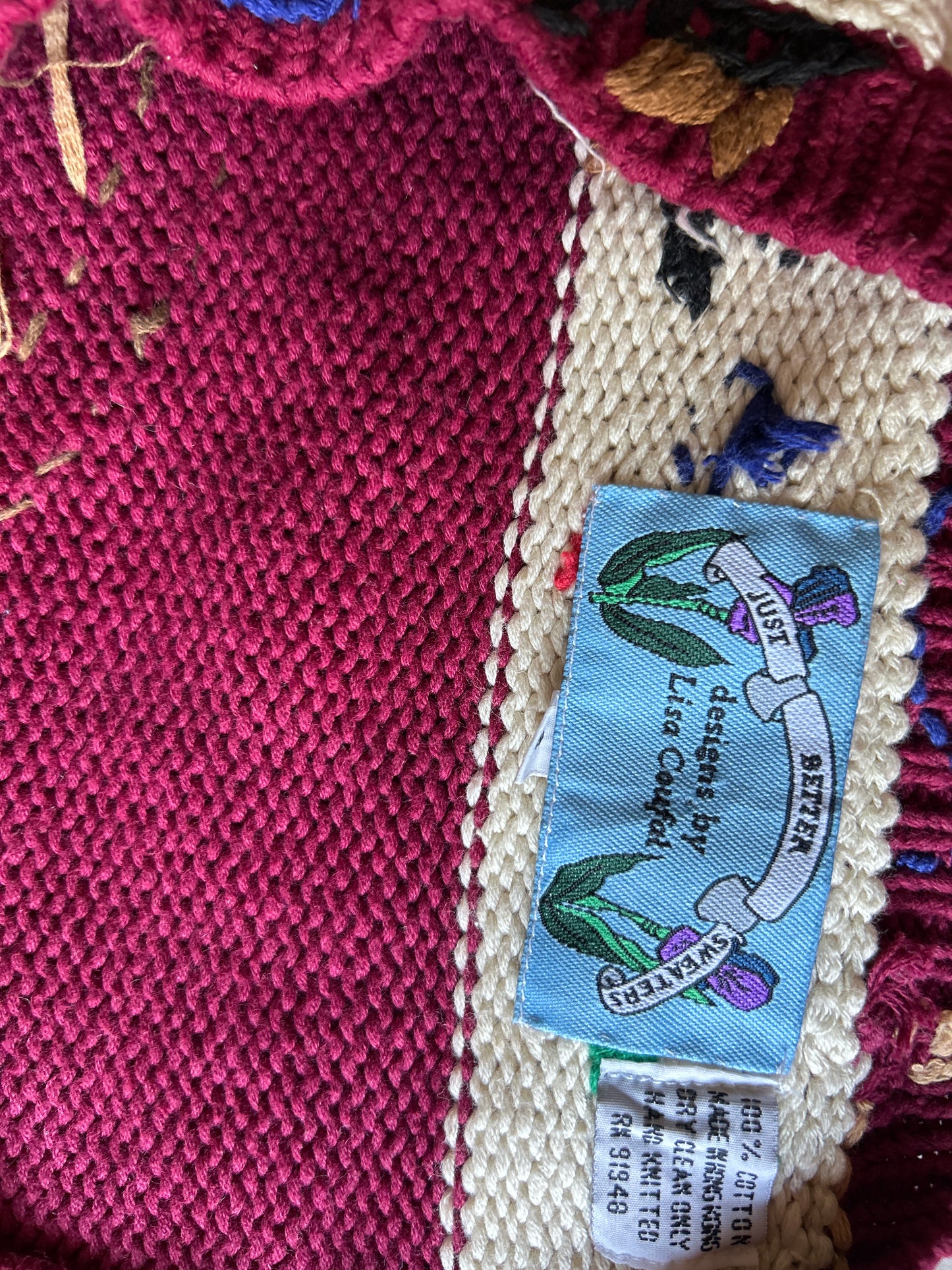 Just Better Sweaters Vintage HandKnit Cardigan