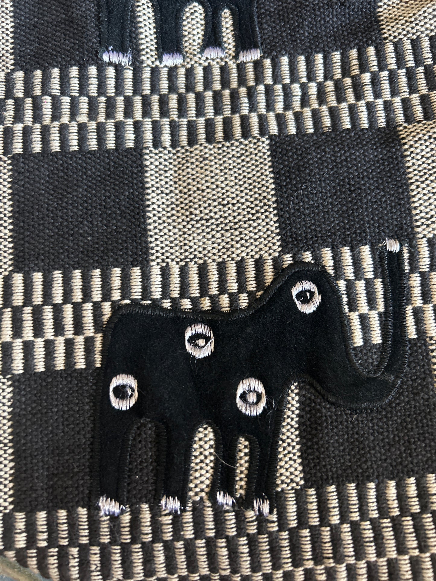 Vintage JGEE All Weaved and Patch Work Vest