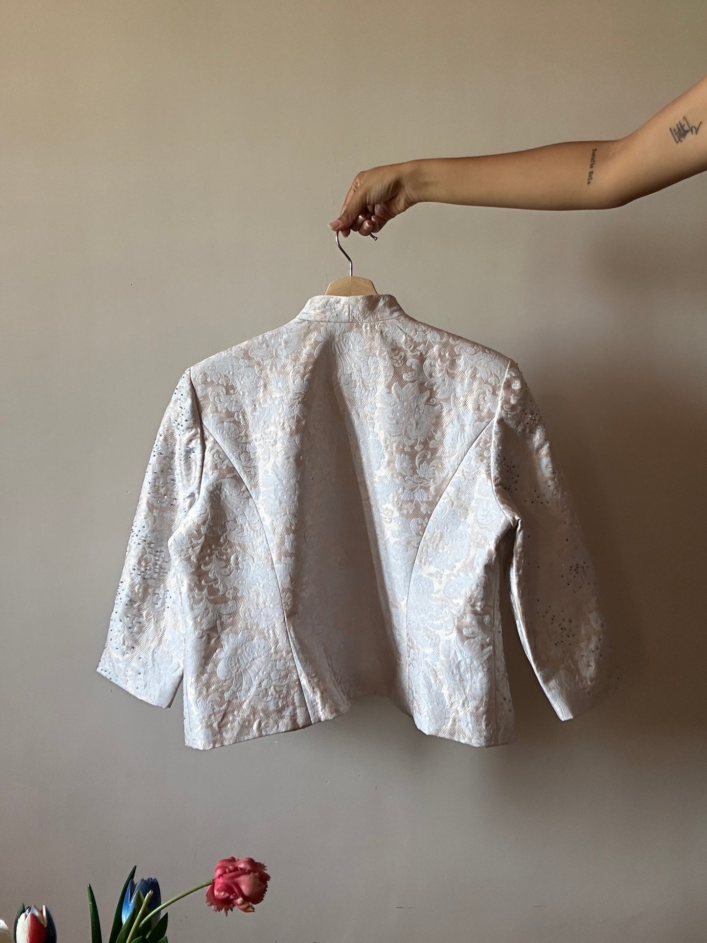 R&M Richards Vintage Beaded and Embroidered Shaket