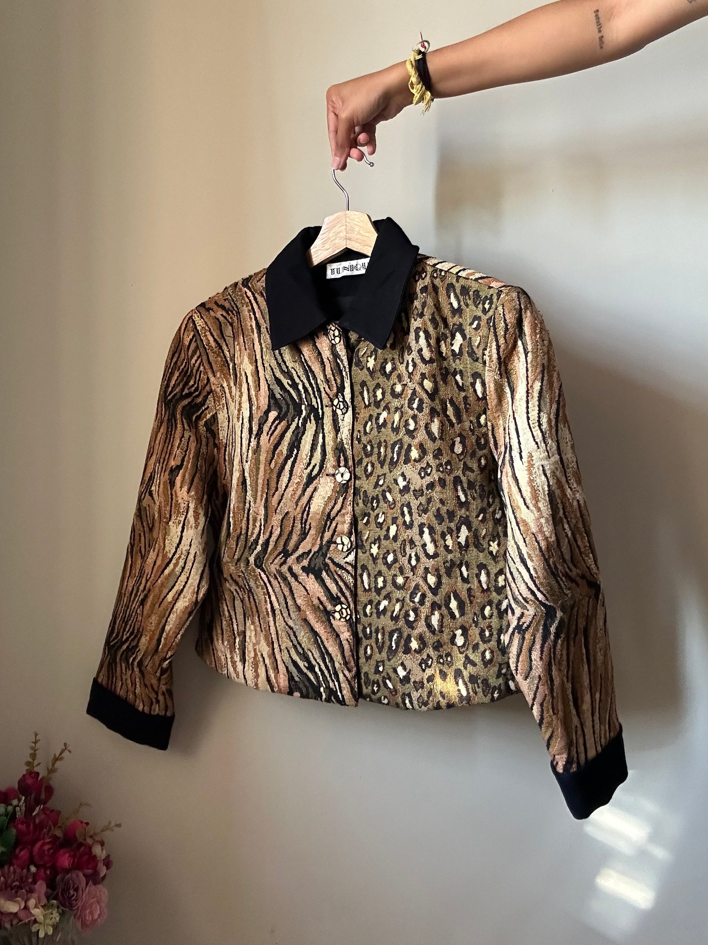 Tunique Vintage Animal Weaved Shaket