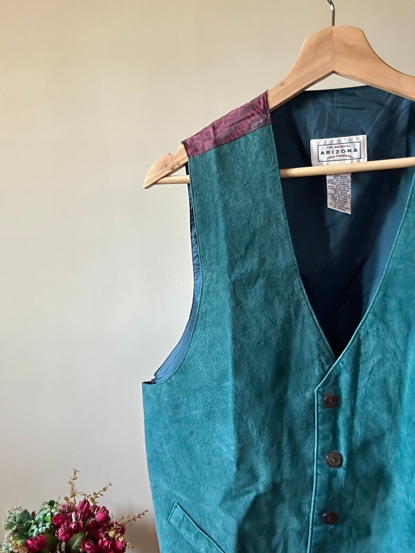 Vintage The Original Arizona Jean Company Pure Leather Vest