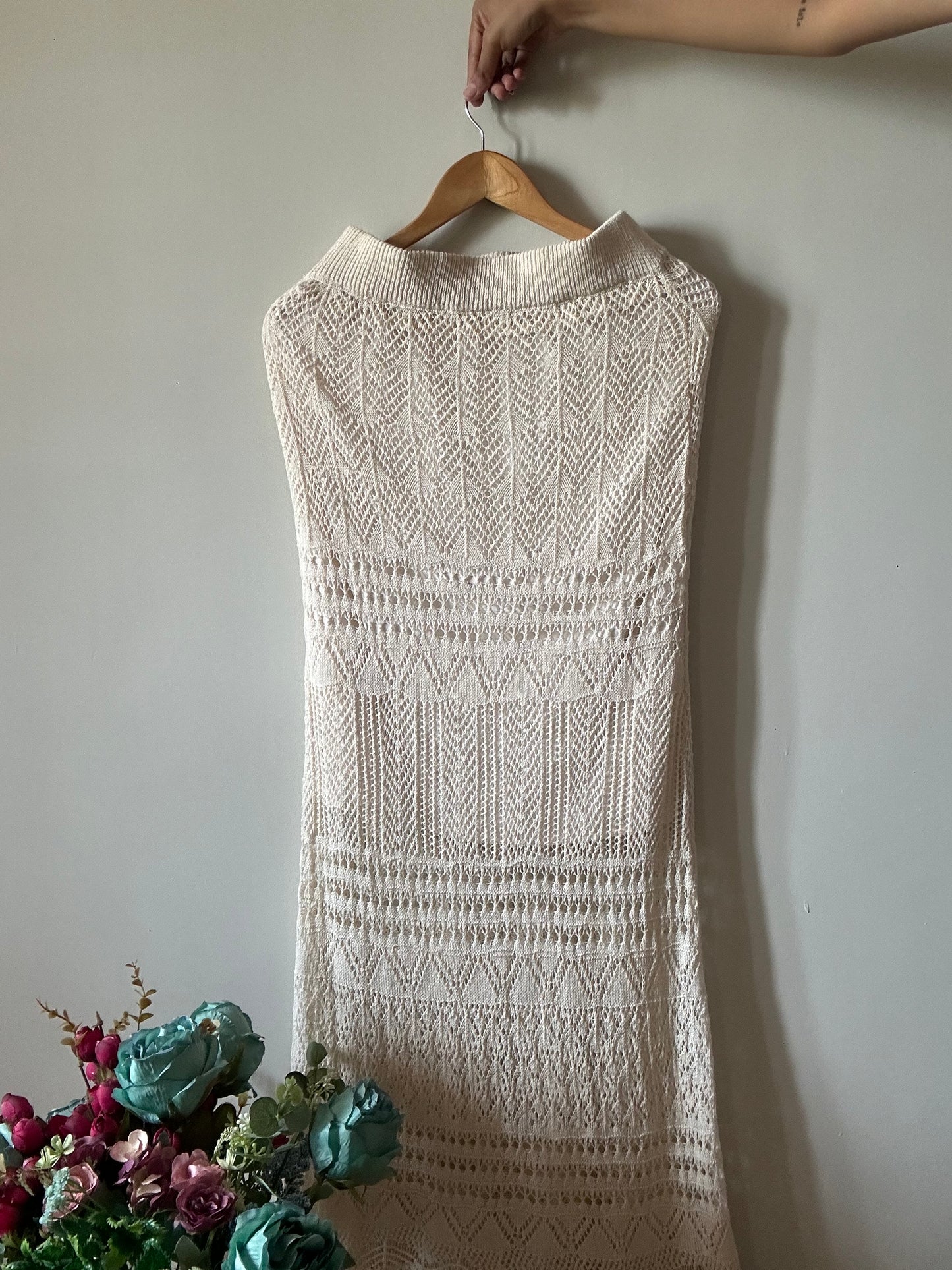 Crochet Vintage Long Skirt