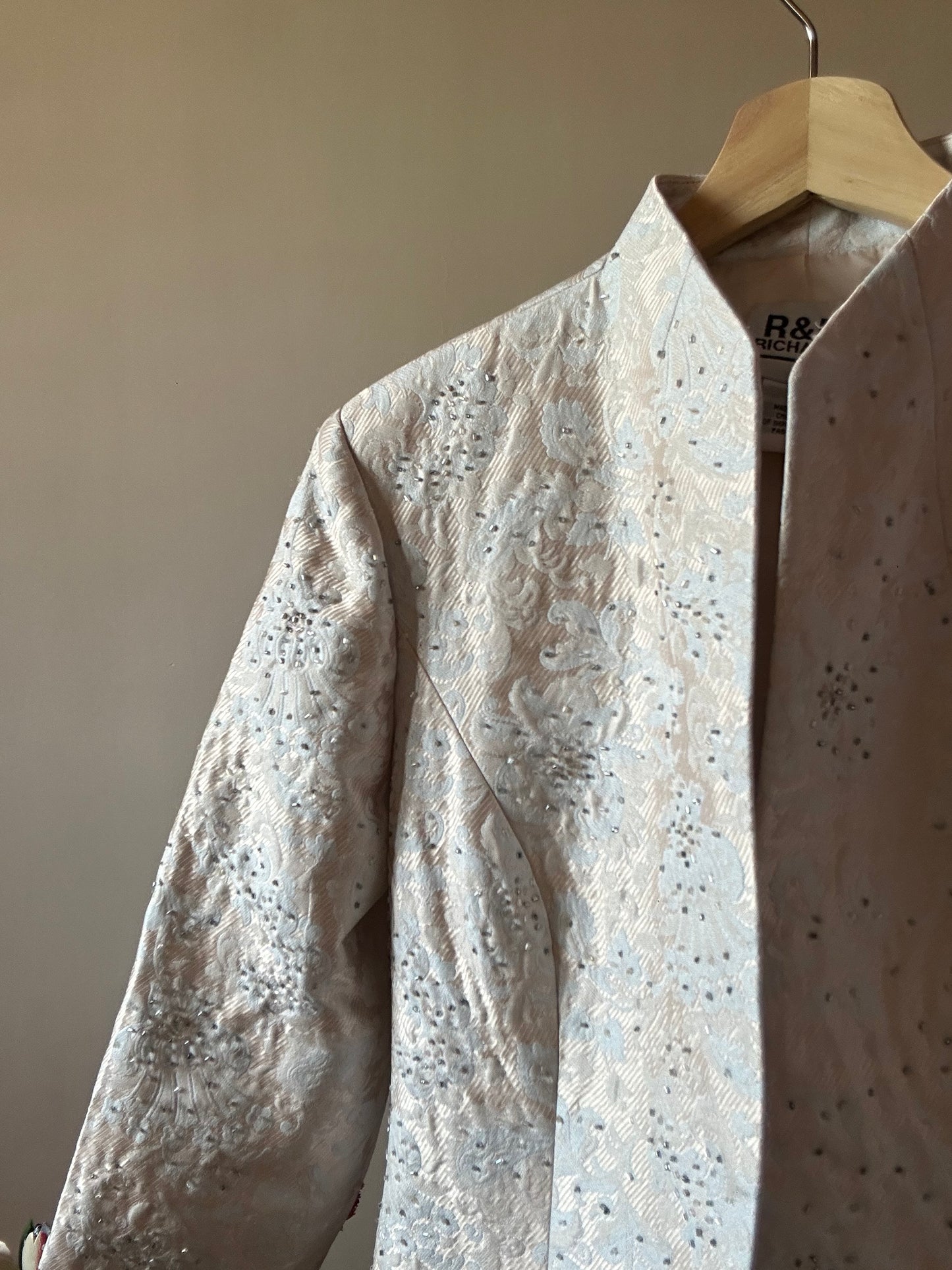 R&M Richards Vintage Beaded and Embroidered Shaket