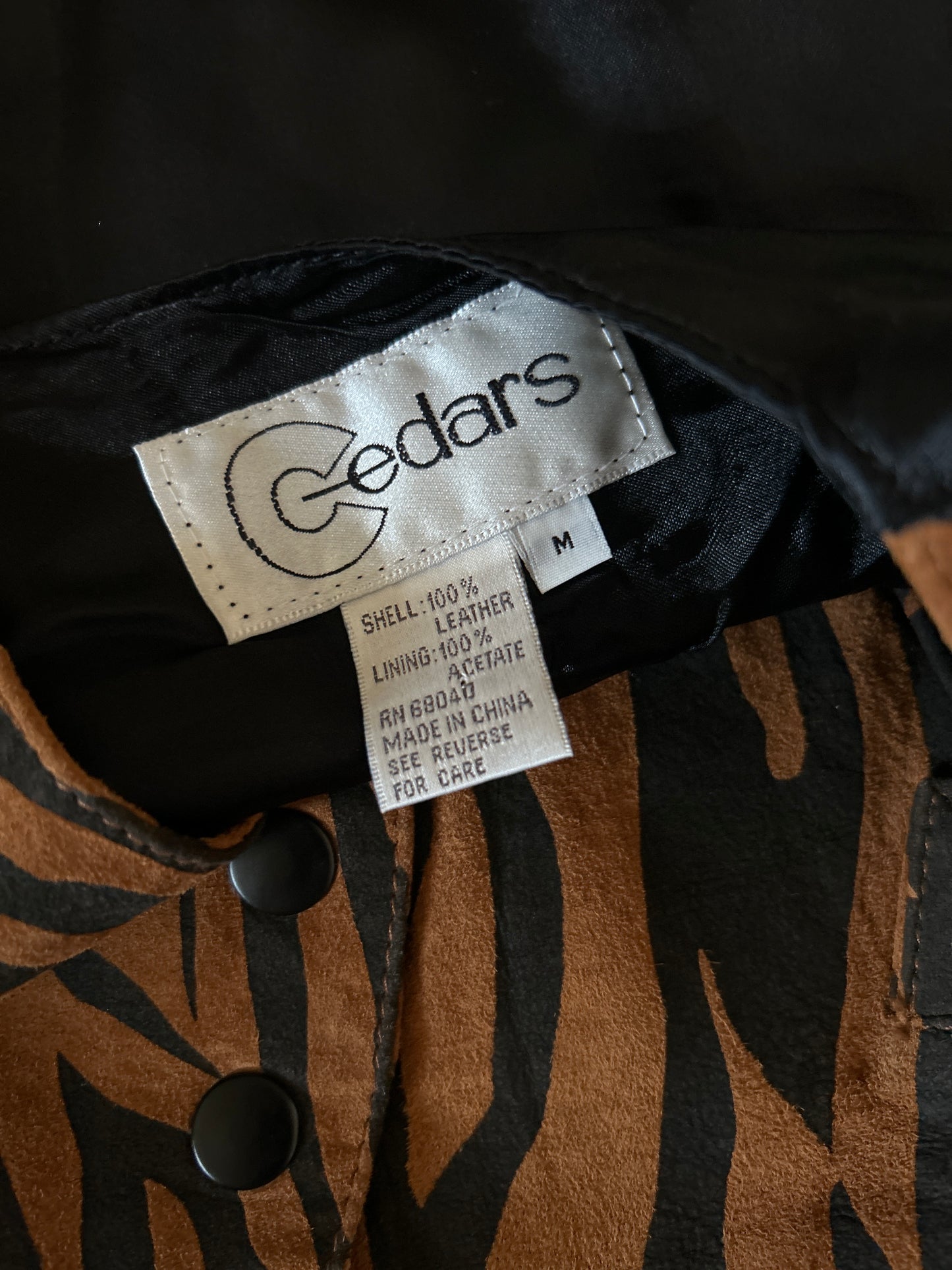 Cedars Vintage Pure Leather Vest