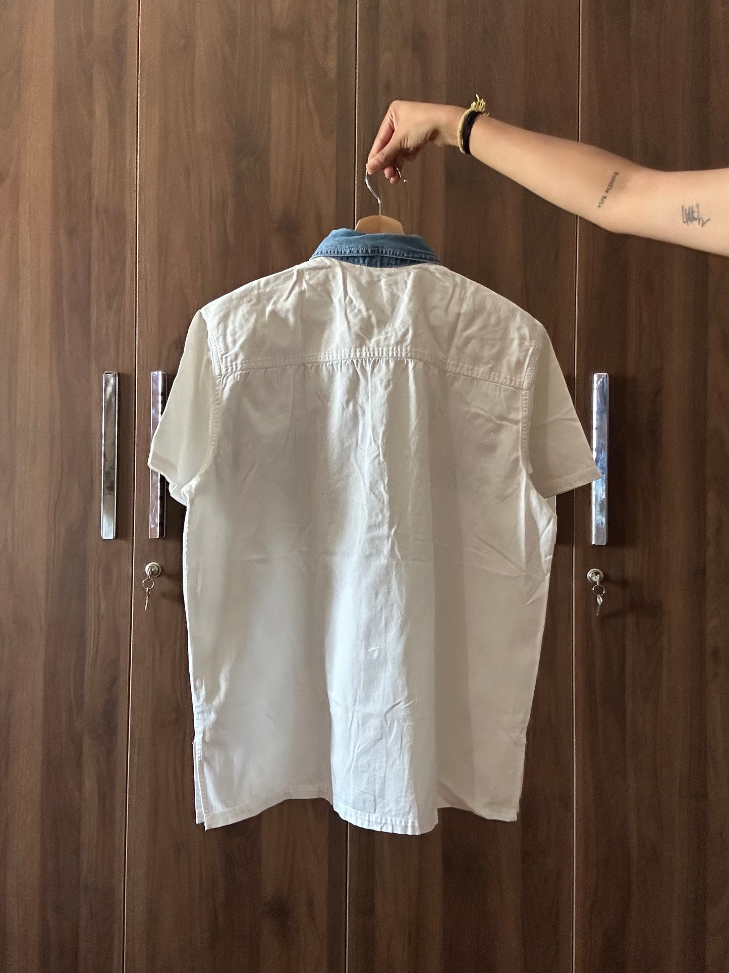 Bobbie Brooks Vintage Embroidered Denim Shirt
