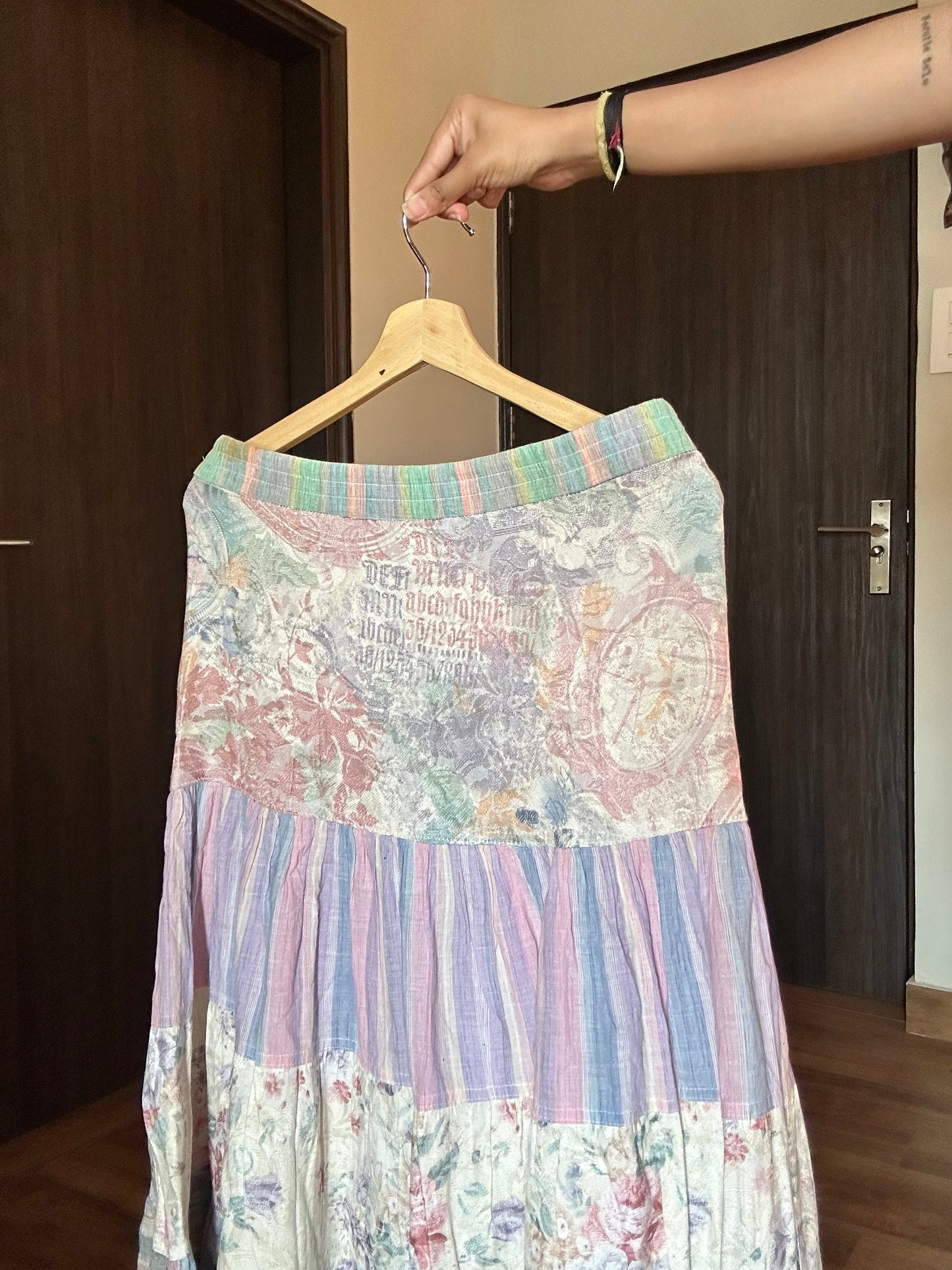 Marsha Sports Vintage Jacquard Skirt