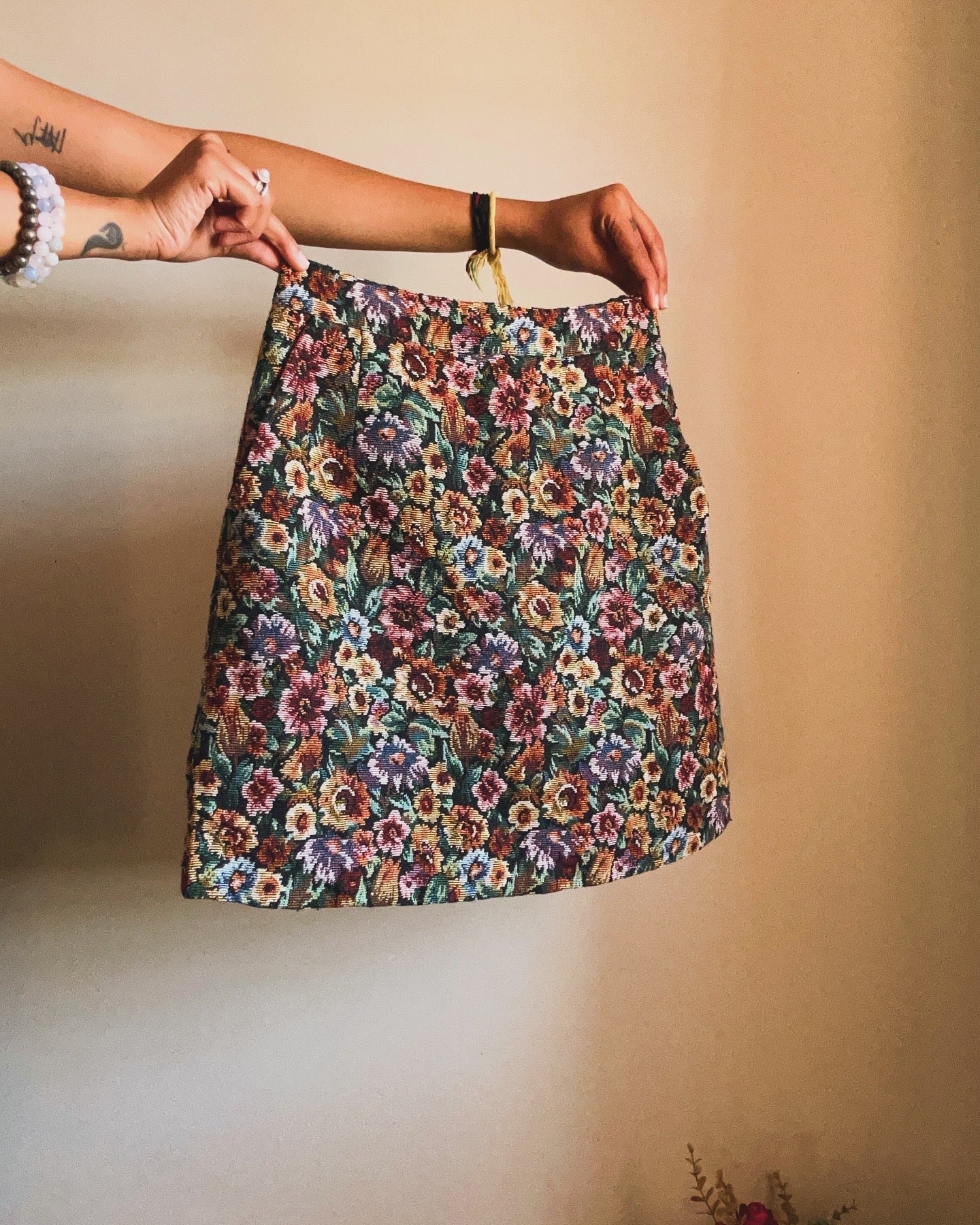 Vintage Floral Skirt