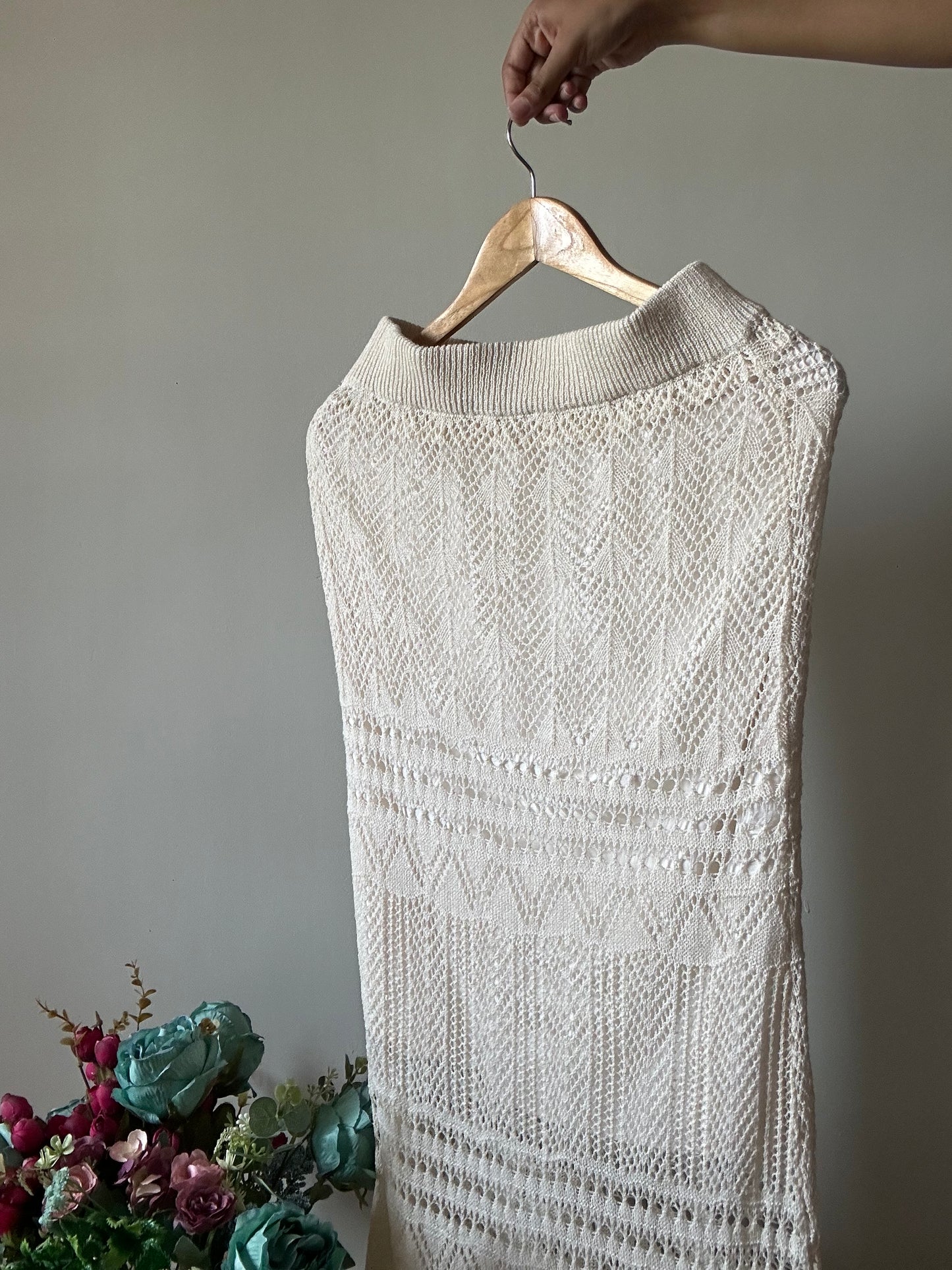 Crochet Vintage Long Skirt