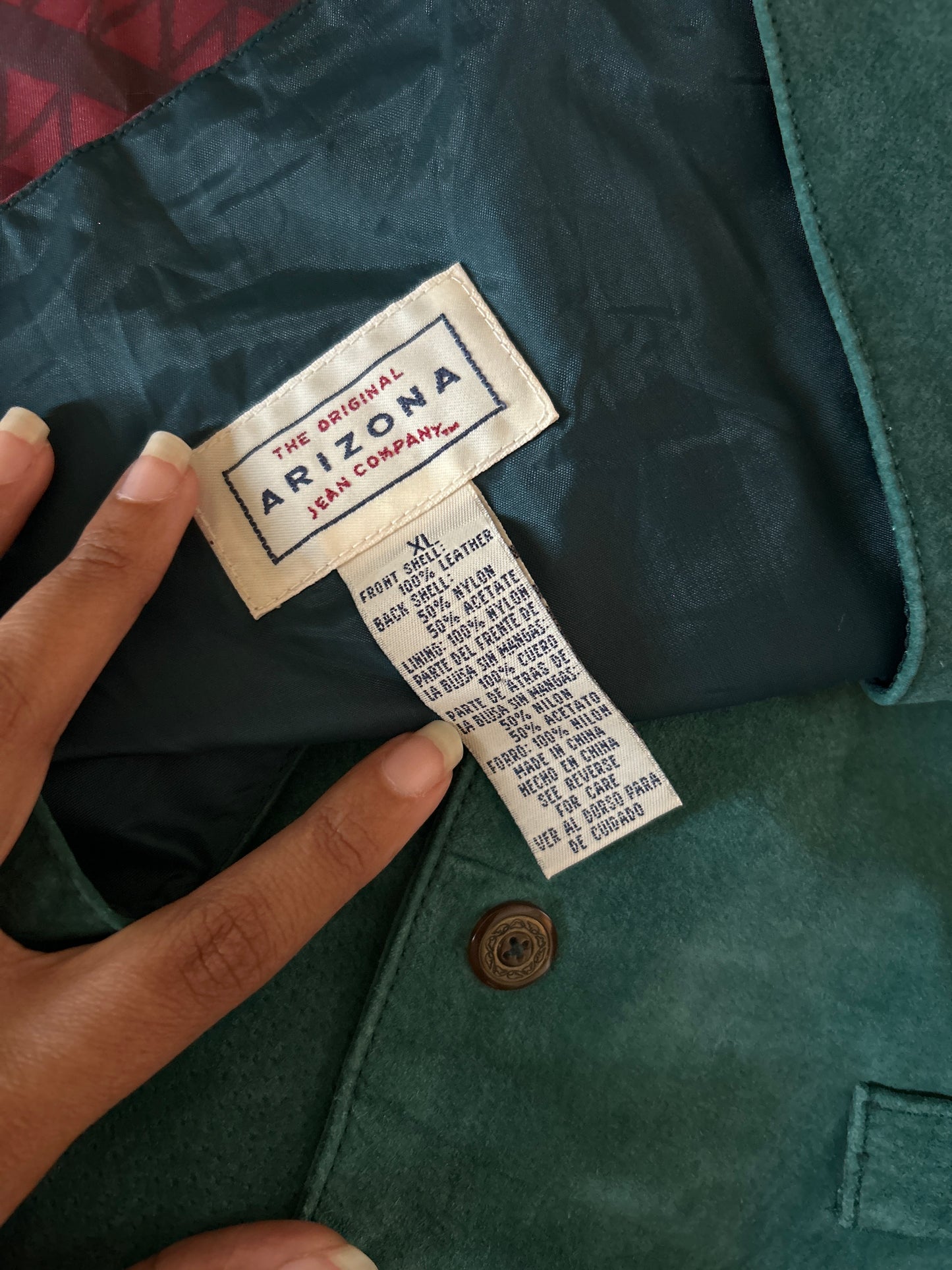 Vintage The Original Arizona Jean Company Pure Leather Vest