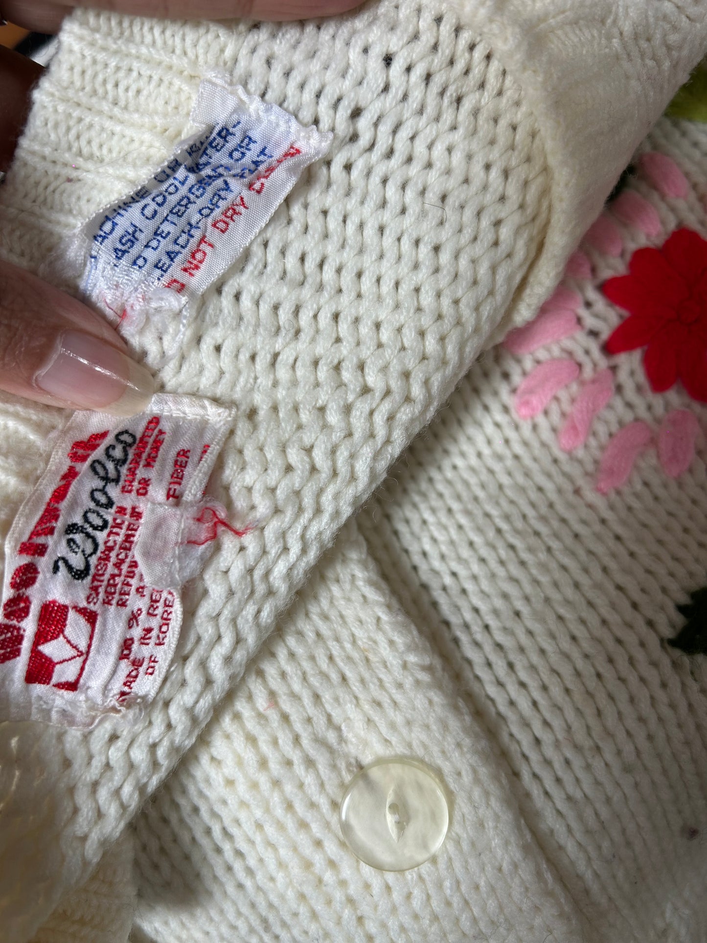 Vintage Woolco Knit Cardigan