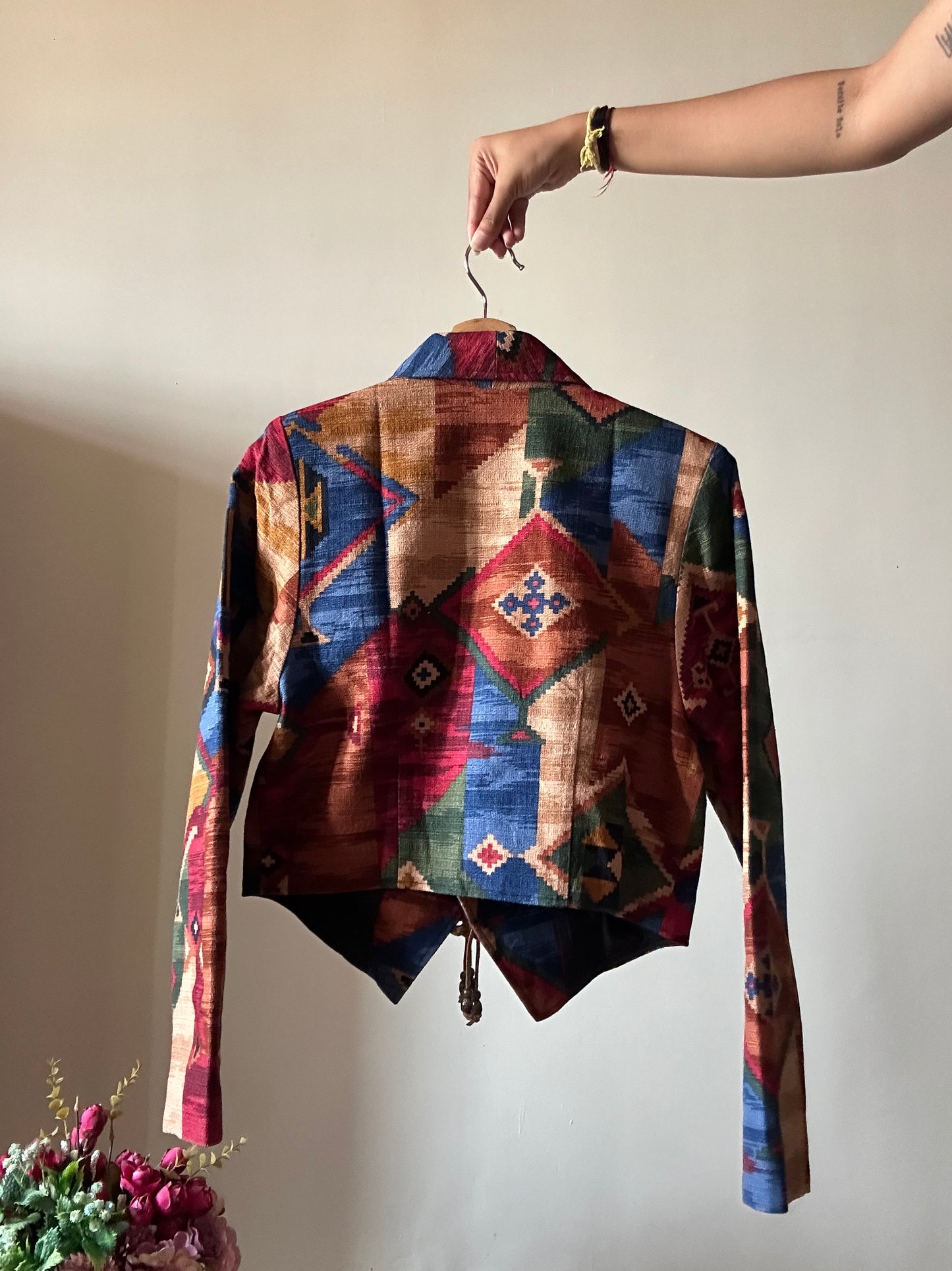 Sweet Grass Vintage Cropped Blazer