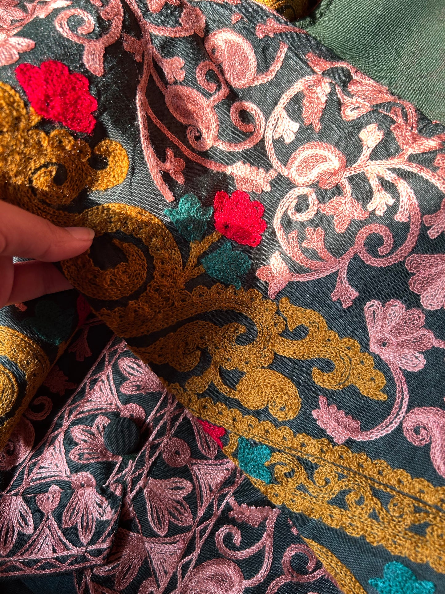 Fully Embroidered Vintage Shaket