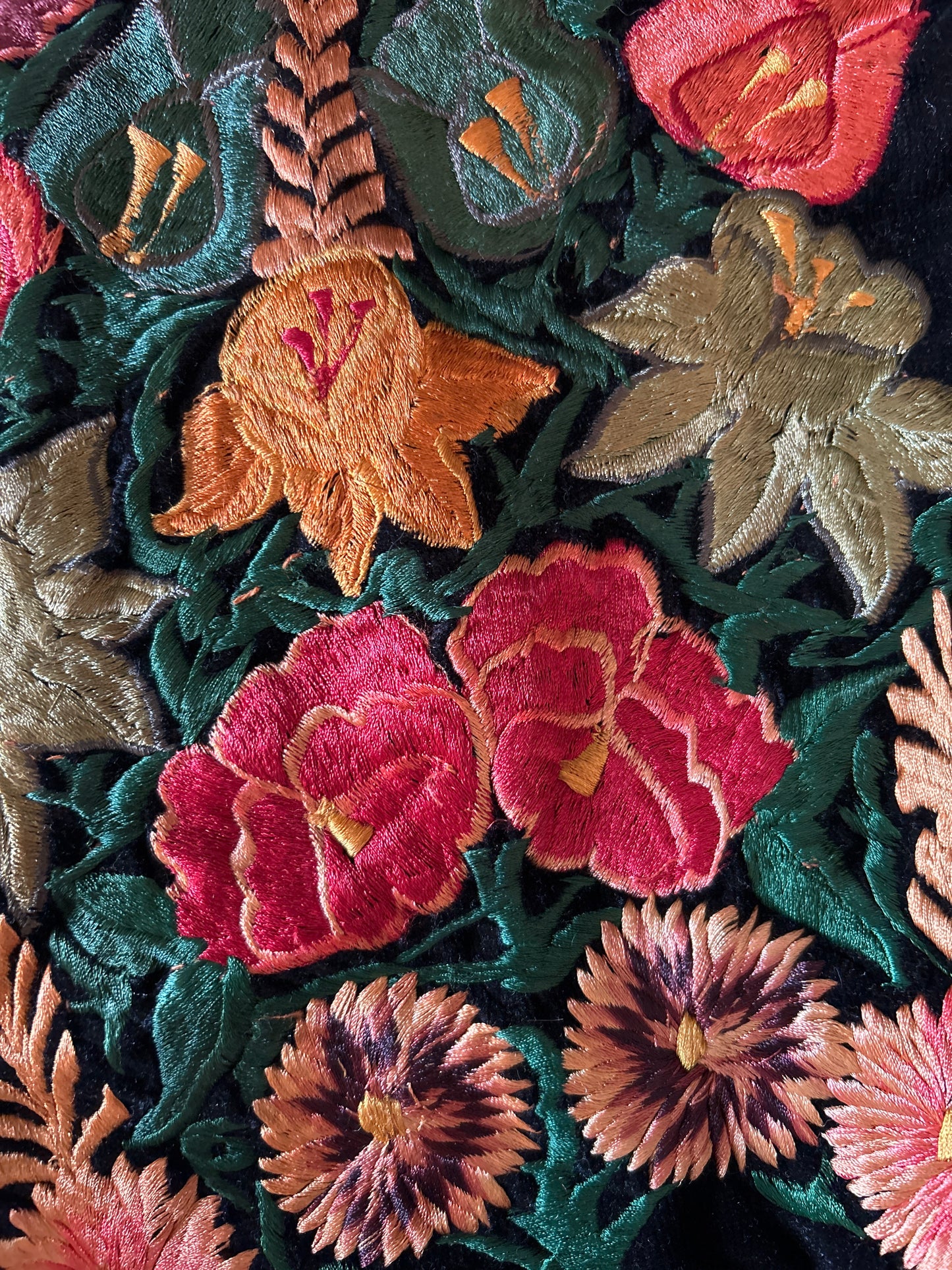 Hand to Hand Vintage All Embroidered Vest