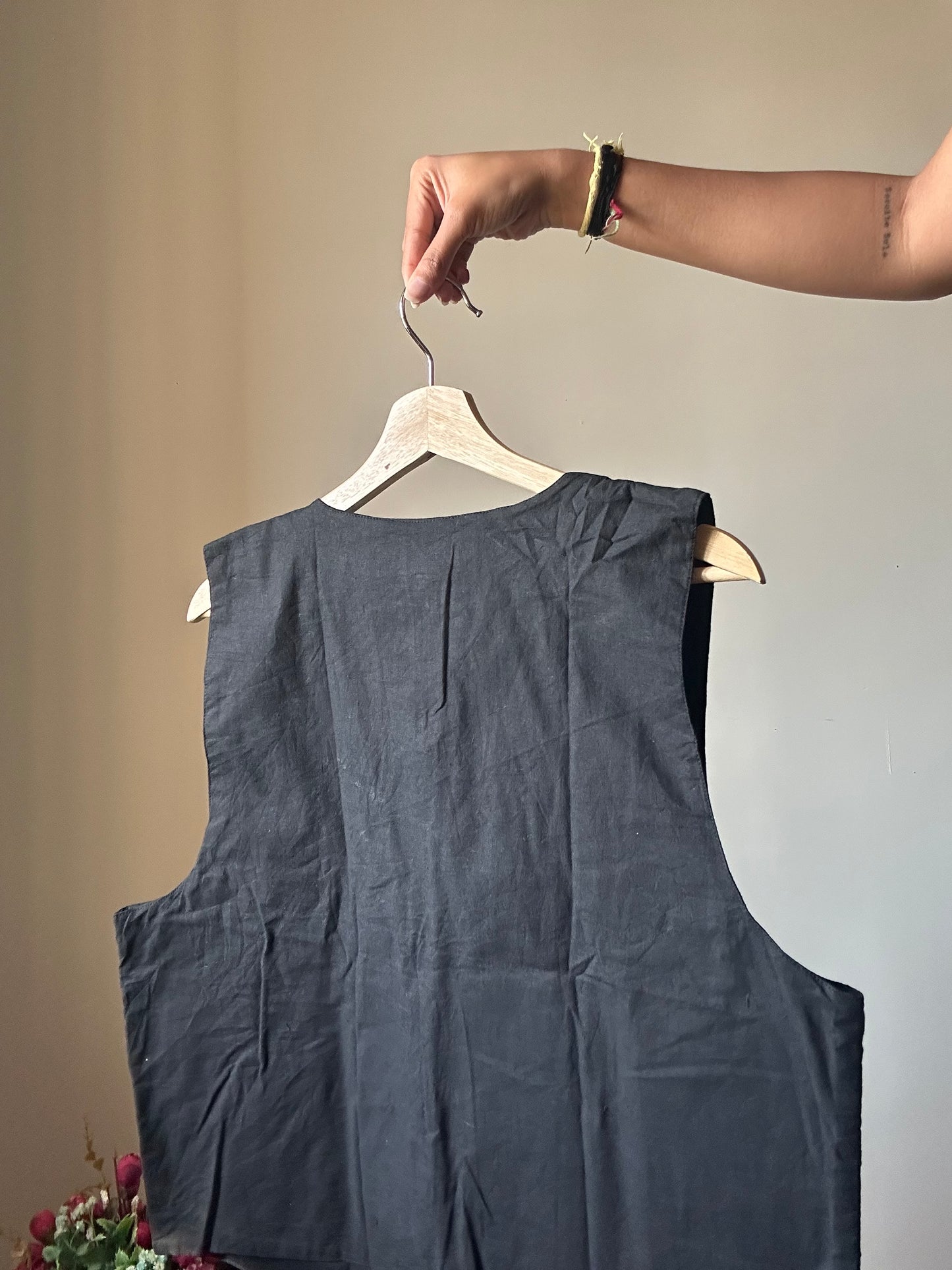 Vintage Agapo Embroidered Vest